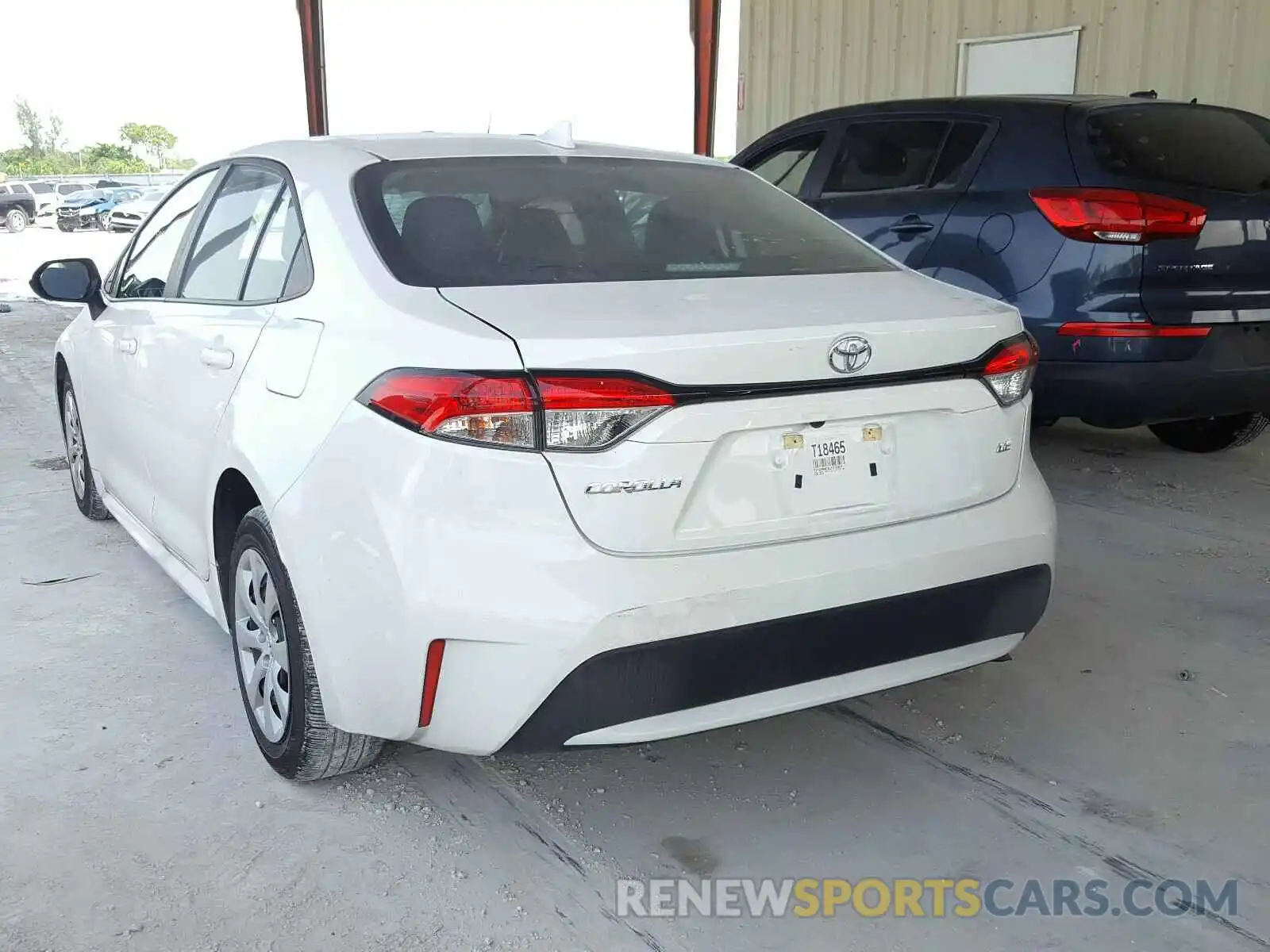 3 Photograph of a damaged car 5YFEPRAE2LP072327 TOYOTA COROLLA 2020