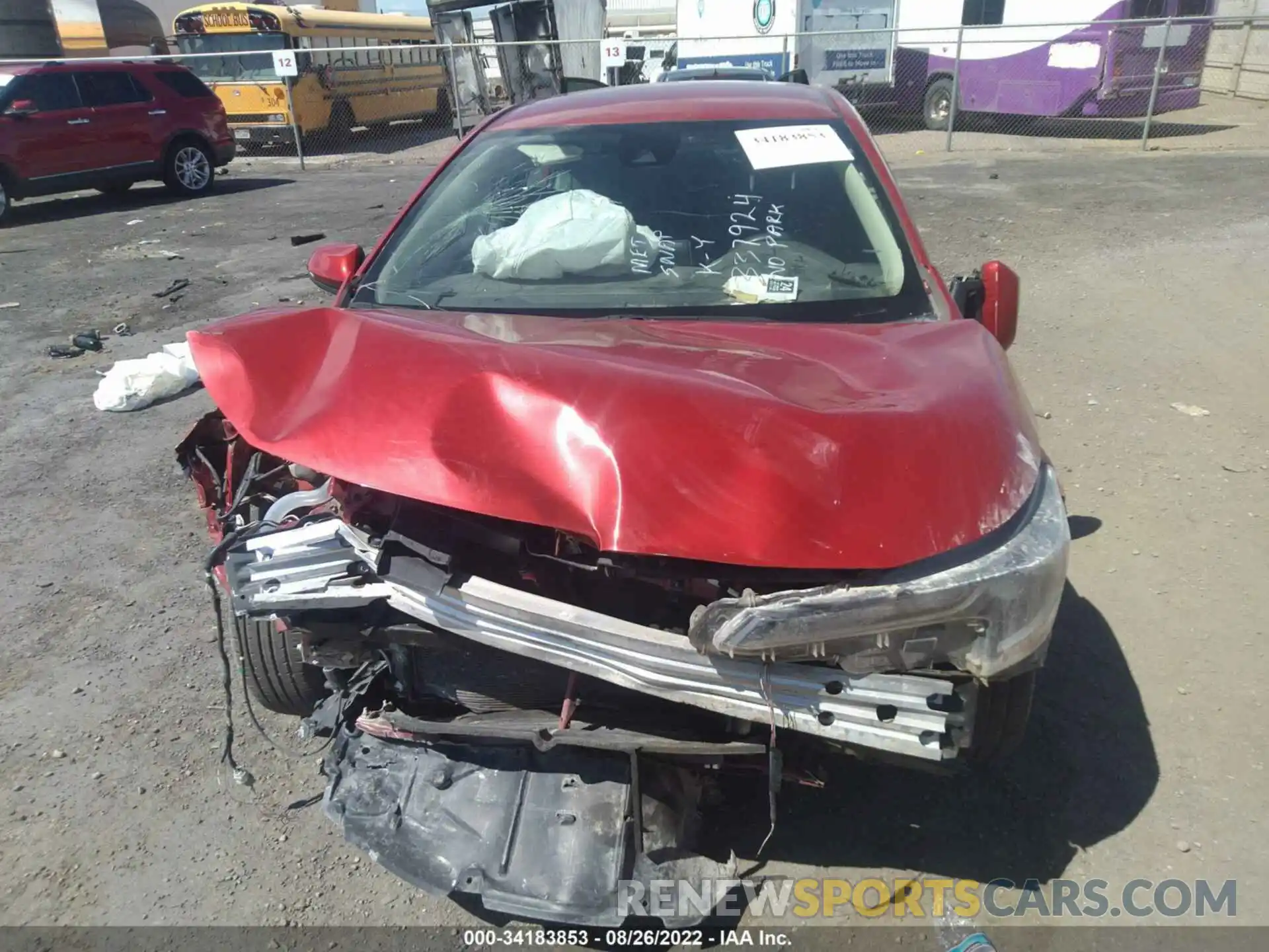 10 Photograph of a damaged car 5YFEPRAE2LP072585 TOYOTA COROLLA 2020