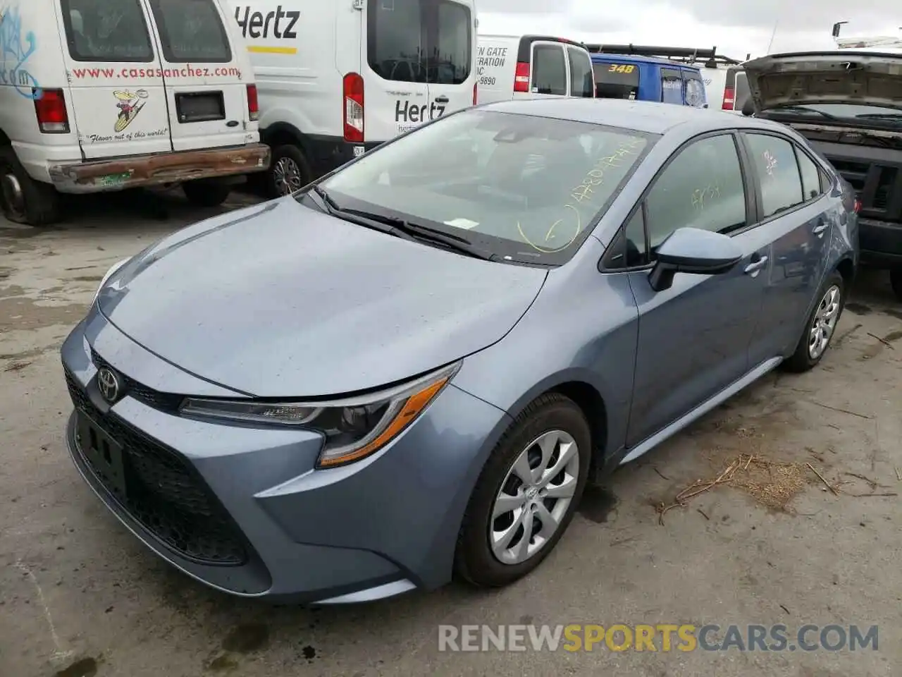 2 Photograph of a damaged car 5YFEPRAE2LP073283 TOYOTA COROLLA 2020