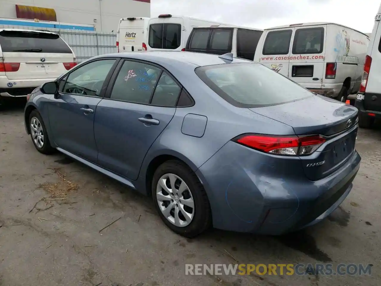 3 Photograph of a damaged car 5YFEPRAE2LP073283 TOYOTA COROLLA 2020