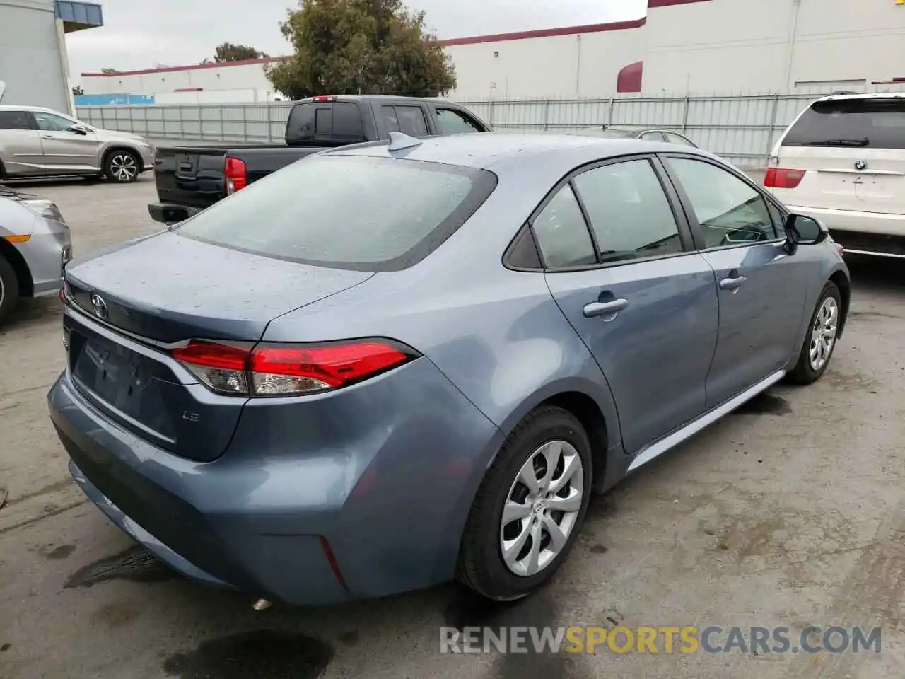 4 Photograph of a damaged car 5YFEPRAE2LP073283 TOYOTA COROLLA 2020