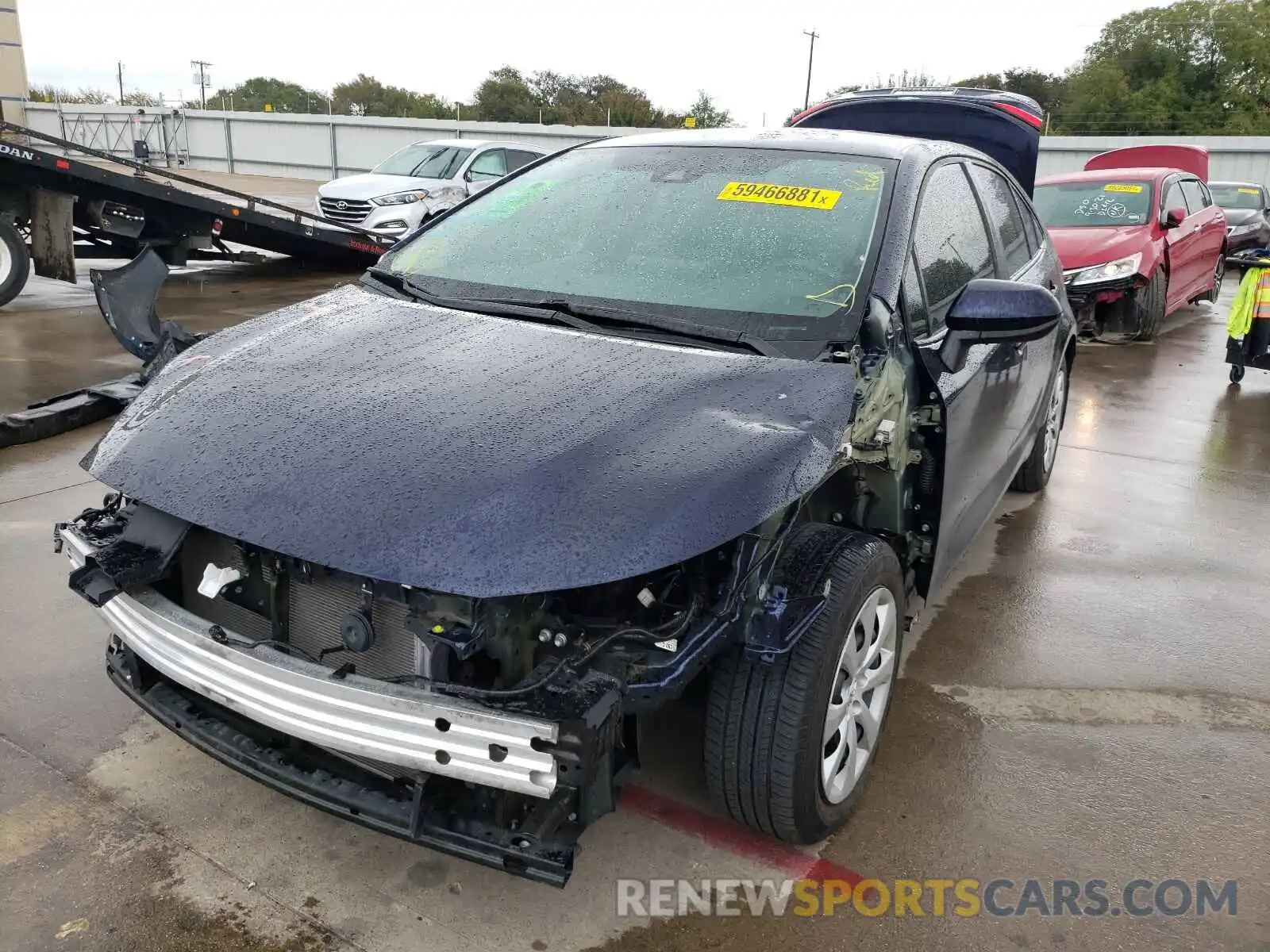 2 Photograph of a damaged car 5YFEPRAE2LP073381 TOYOTA COROLLA 2020