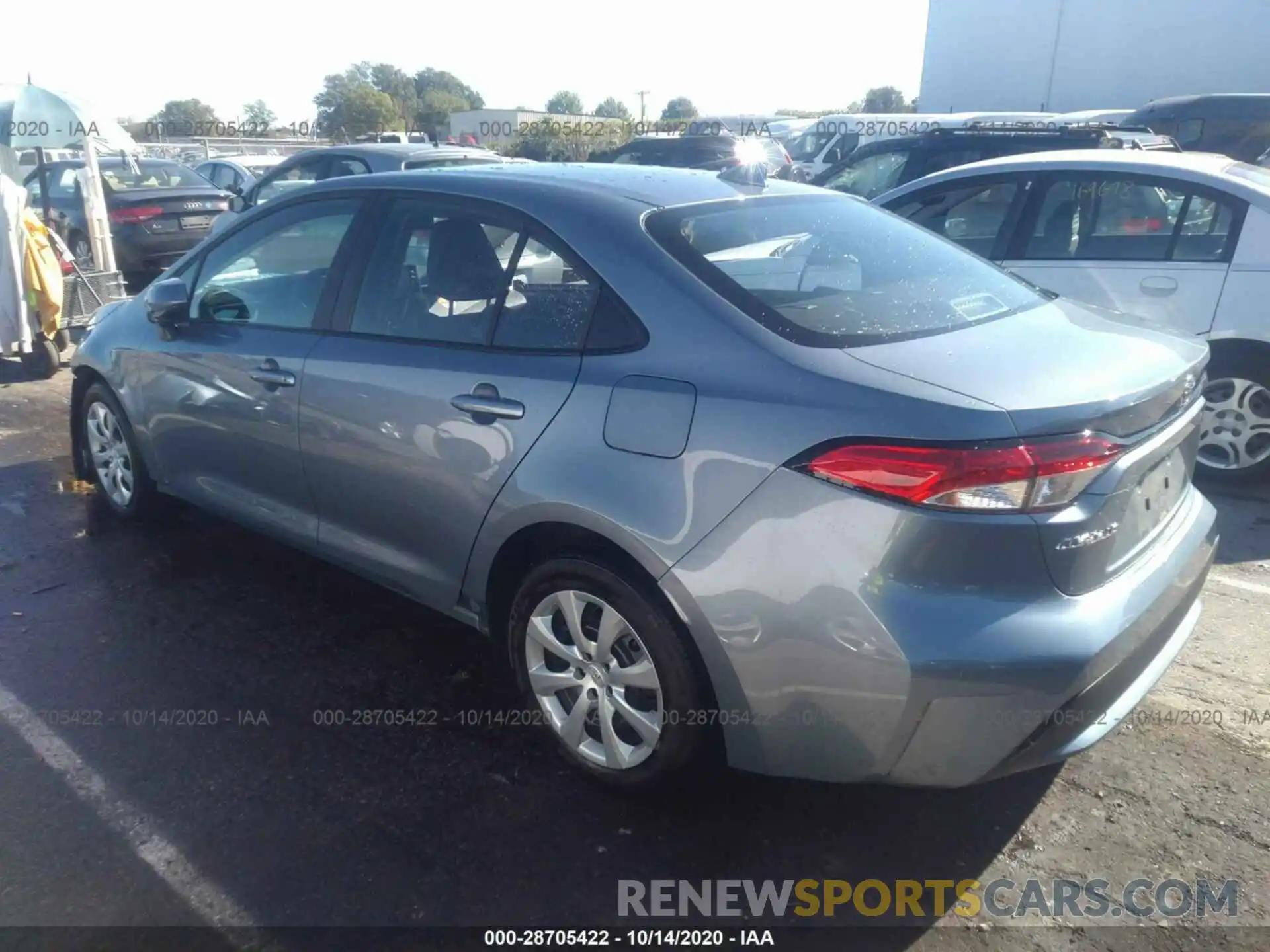 3 Photograph of a damaged car 5YFEPRAE2LP073493 TOYOTA COROLLA 2020