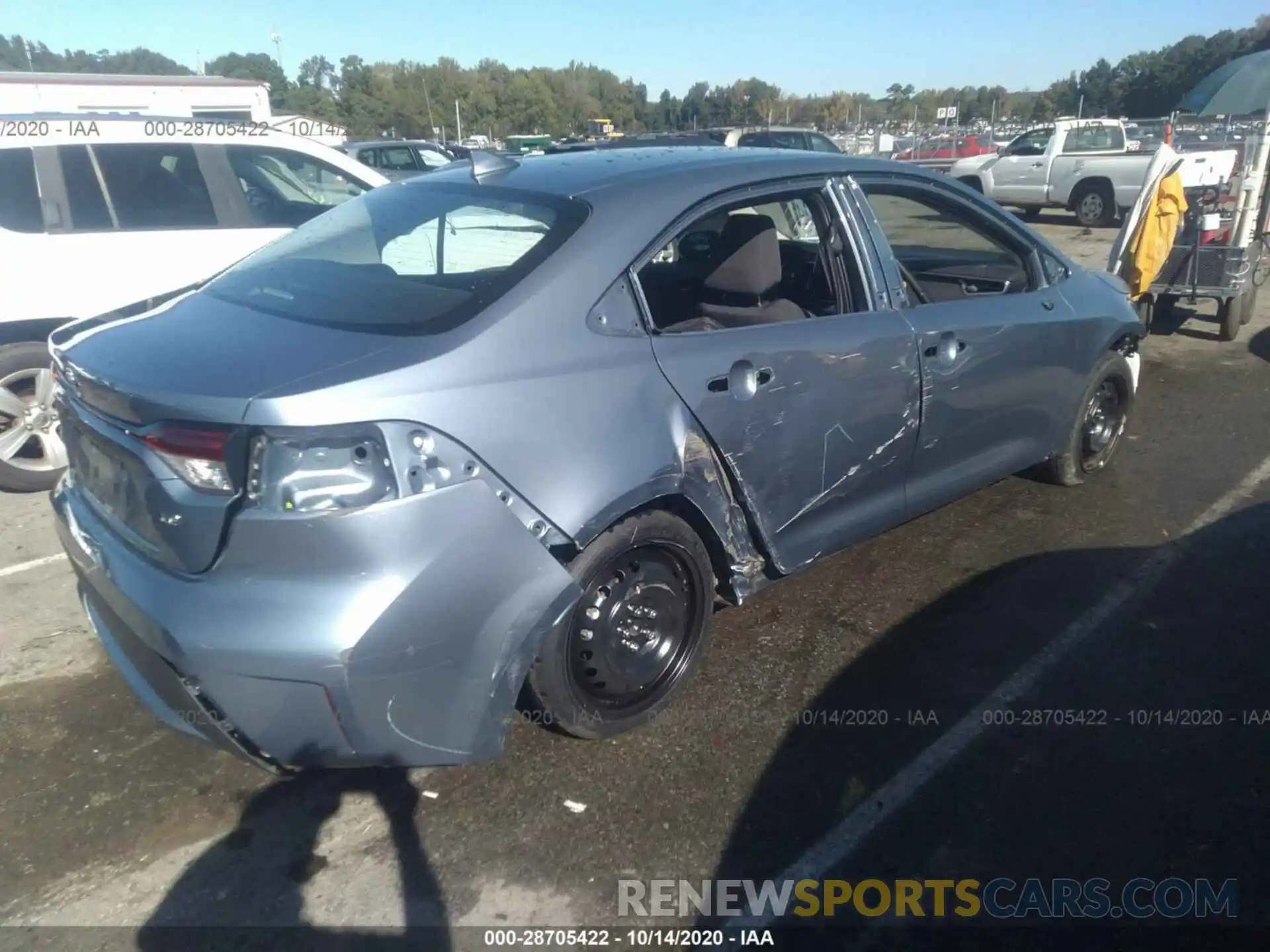 4 Photograph of a damaged car 5YFEPRAE2LP073493 TOYOTA COROLLA 2020