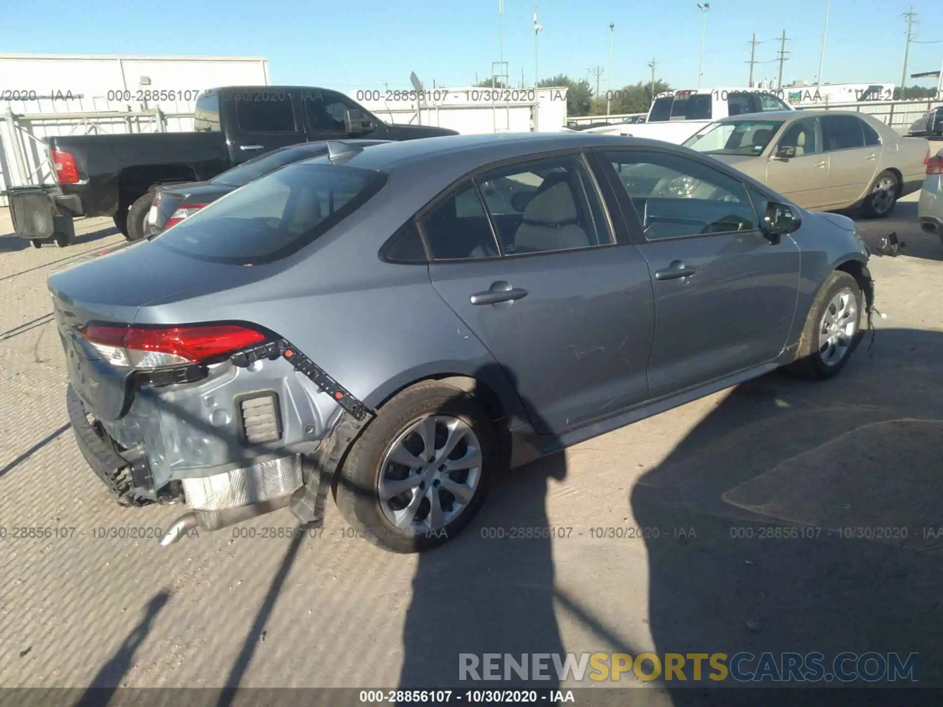 4 Photograph of a damaged car 5YFEPRAE2LP073865 TOYOTA COROLLA 2020