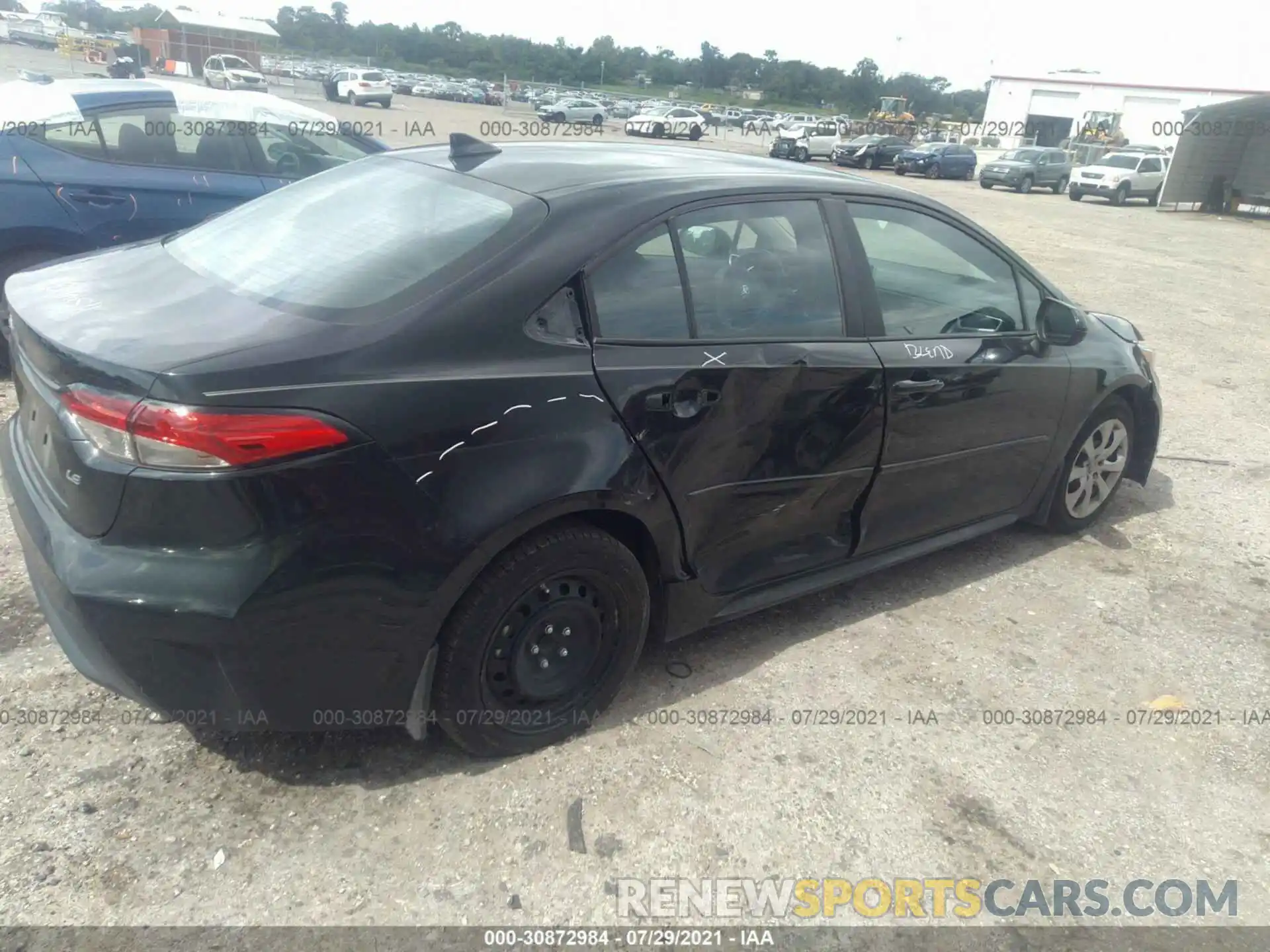 4 Photograph of a damaged car 5YFEPRAE2LP074174 TOYOTA COROLLA 2020