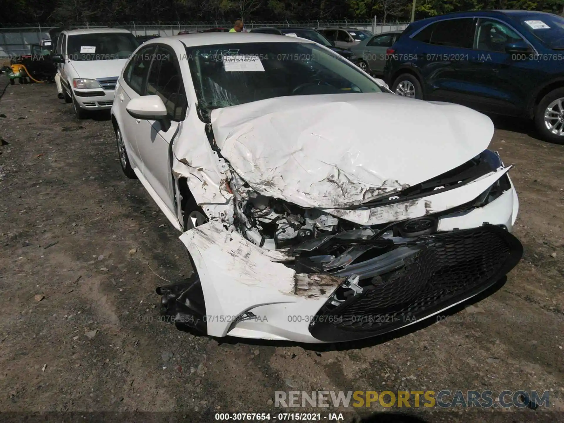 6 Photograph of a damaged car 5YFEPRAE2LP074787 TOYOTA COROLLA 2020