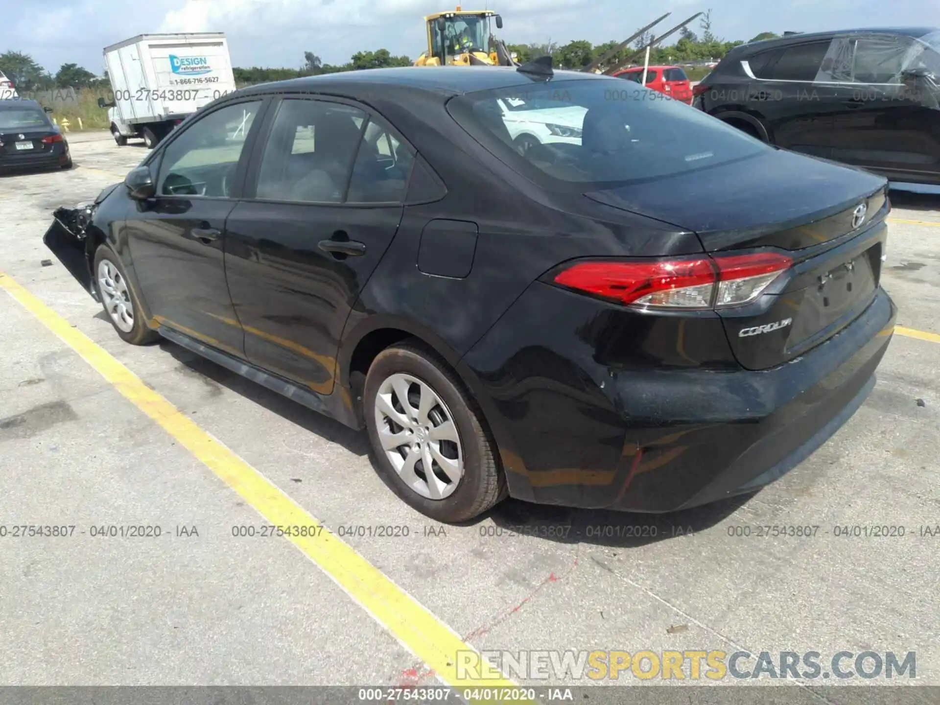 3 Photograph of a damaged car 5YFEPRAE2LP075065 TOYOTA COROLLA 2020