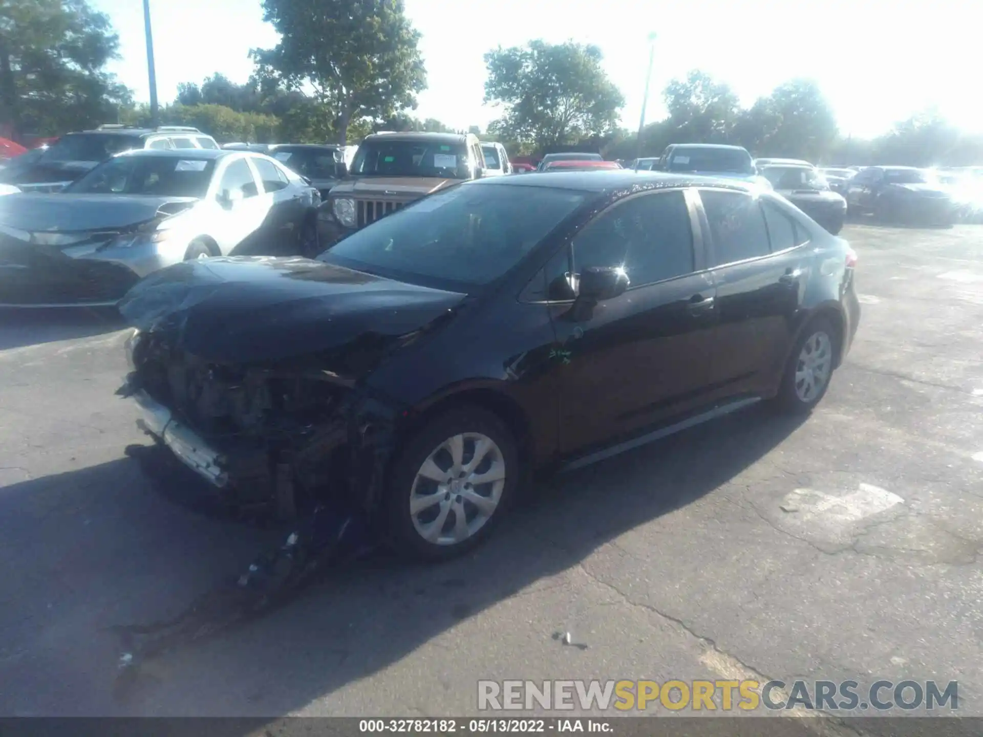 2 Photograph of a damaged car 5YFEPRAE2LP075499 TOYOTA COROLLA 2020