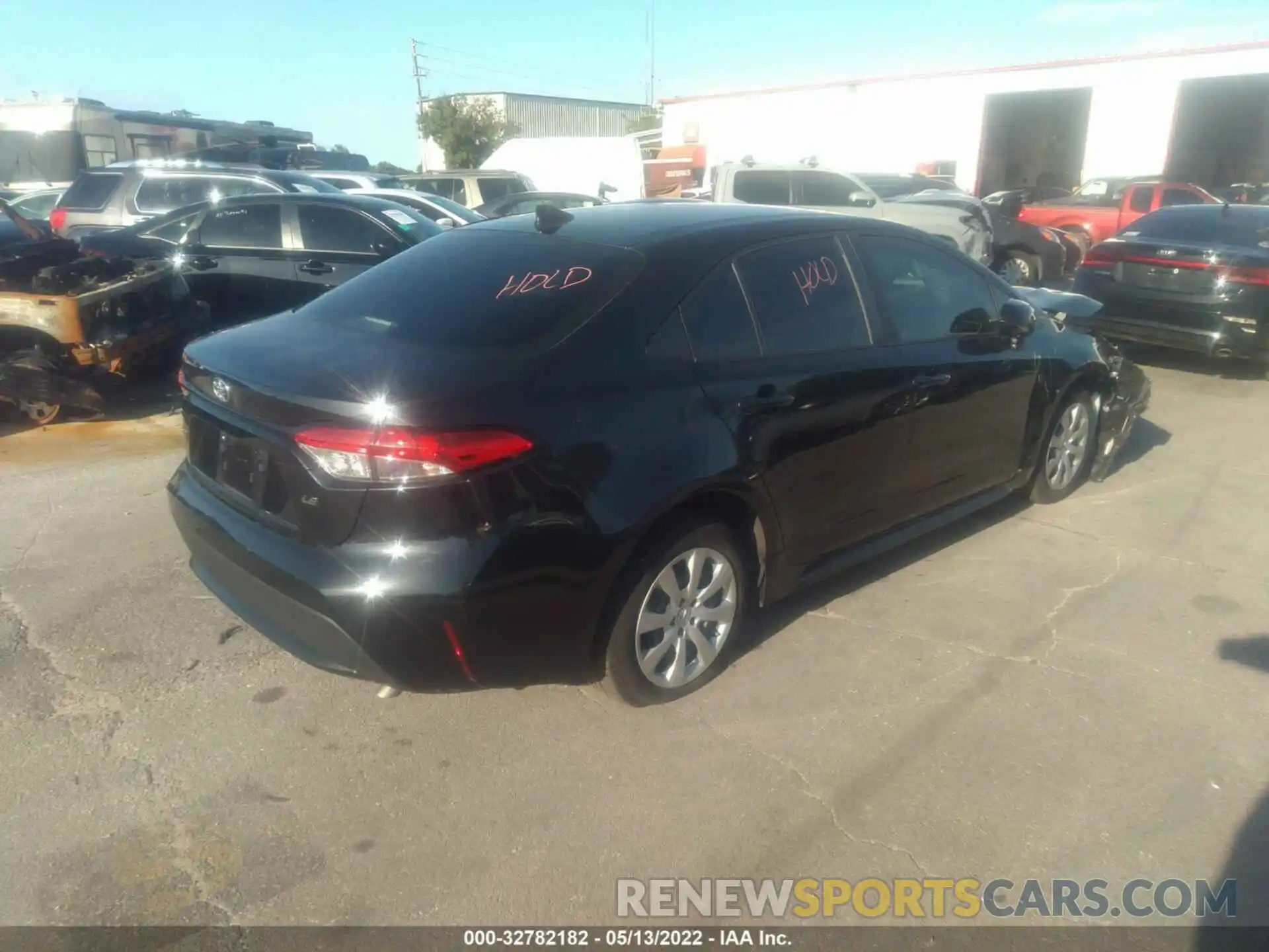 4 Photograph of a damaged car 5YFEPRAE2LP075499 TOYOTA COROLLA 2020