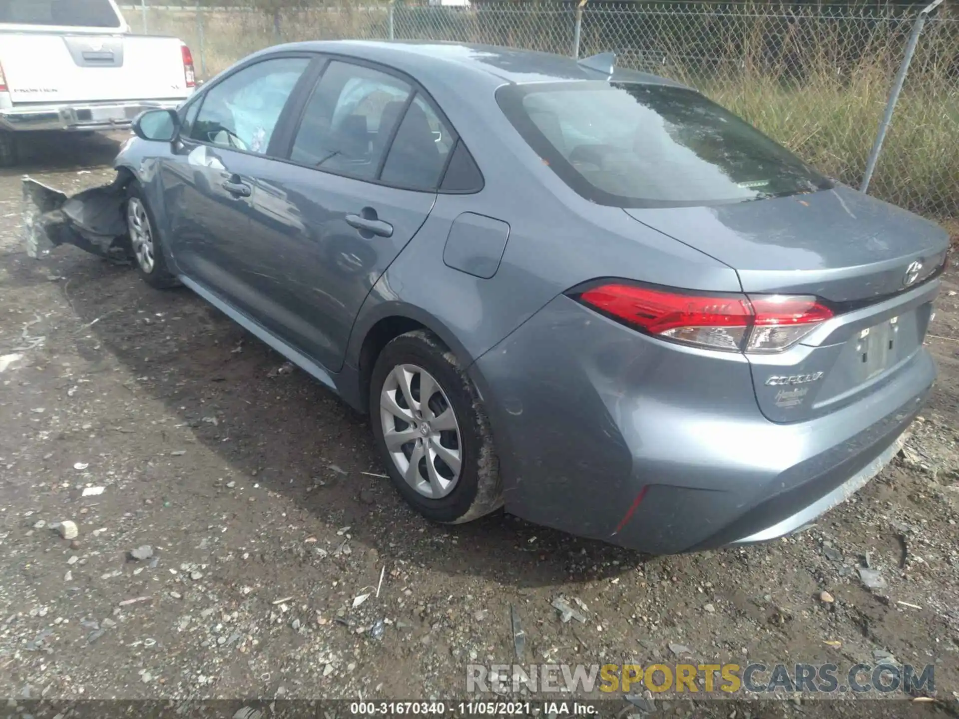 3 Photograph of a damaged car 5YFEPRAE2LP075535 TOYOTA COROLLA 2020