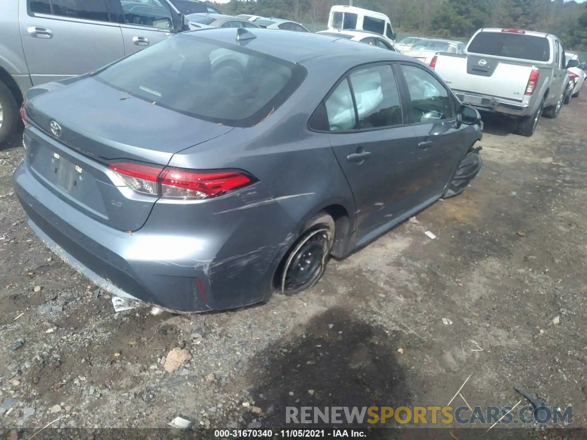 4 Photograph of a damaged car 5YFEPRAE2LP075535 TOYOTA COROLLA 2020