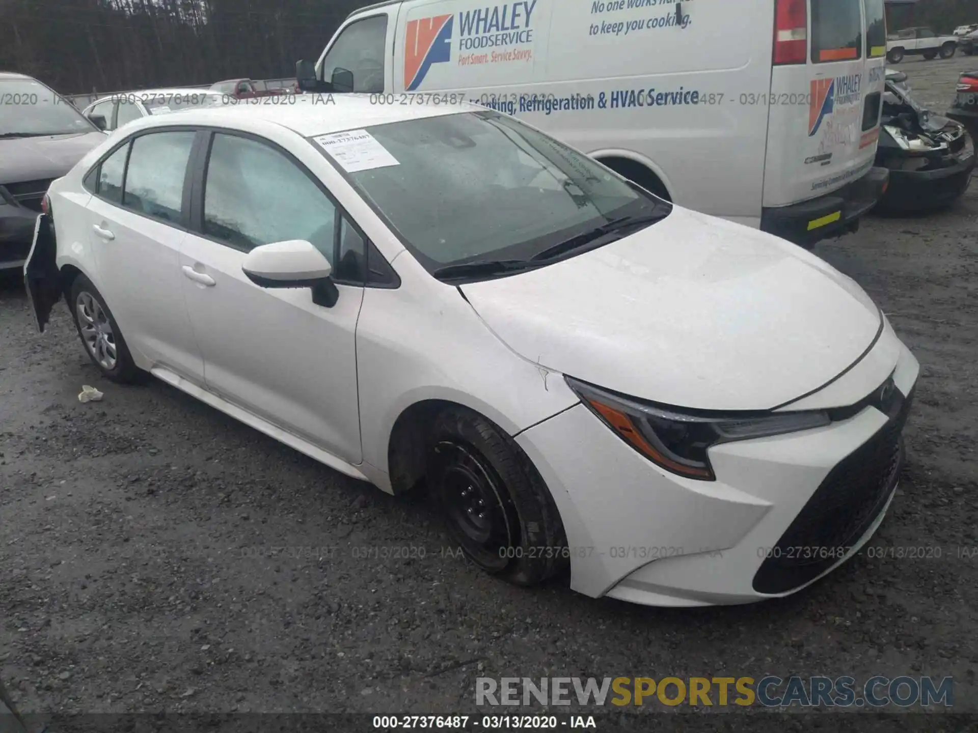 1 Photograph of a damaged car 5YFEPRAE2LP075583 TOYOTA COROLLA 2020