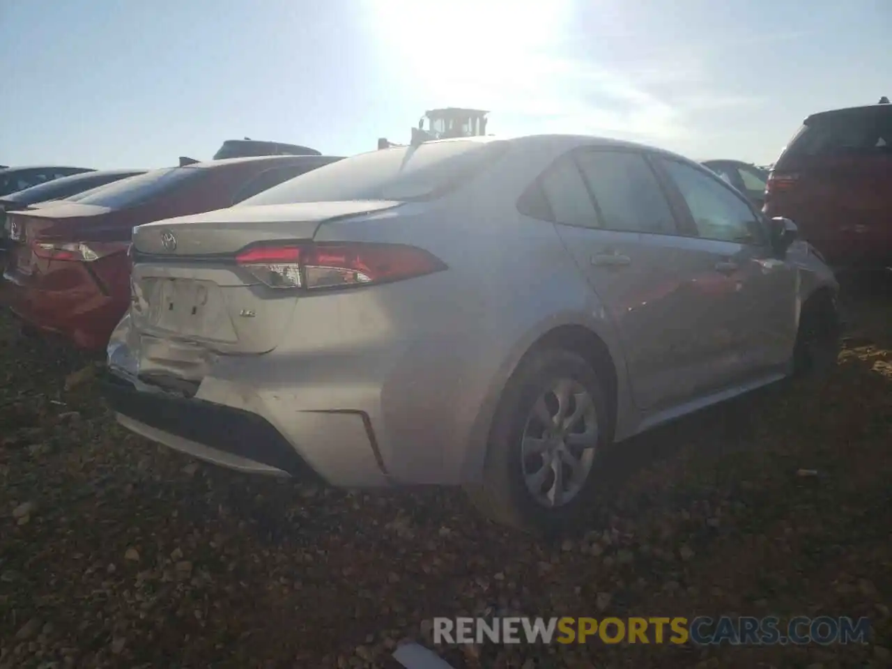 4 Photograph of a damaged car 5YFEPRAE2LP075874 TOYOTA COROLLA 2020