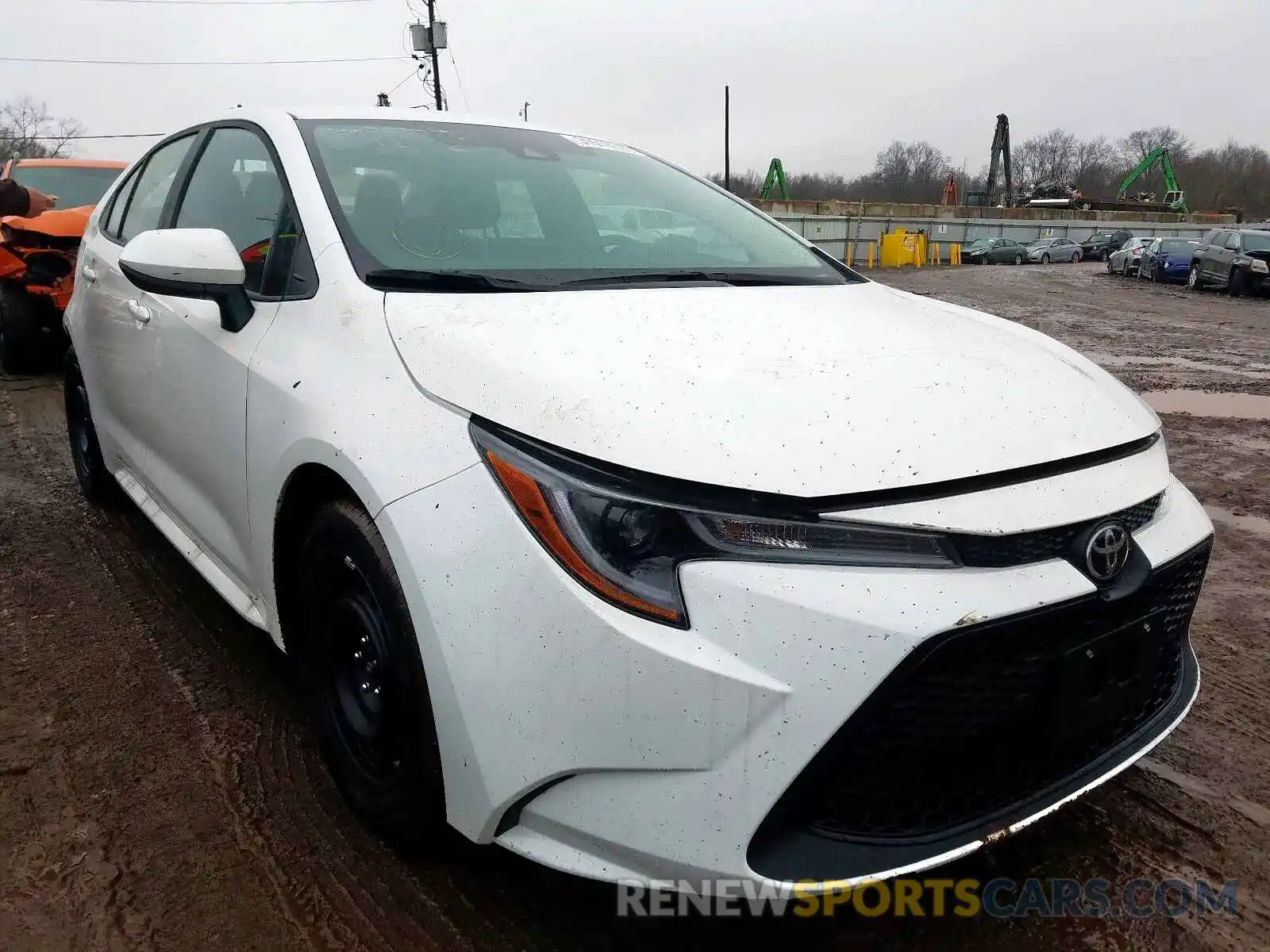 1 Photograph of a damaged car 5YFEPRAE2LP076099 TOYOTA COROLLA 2020