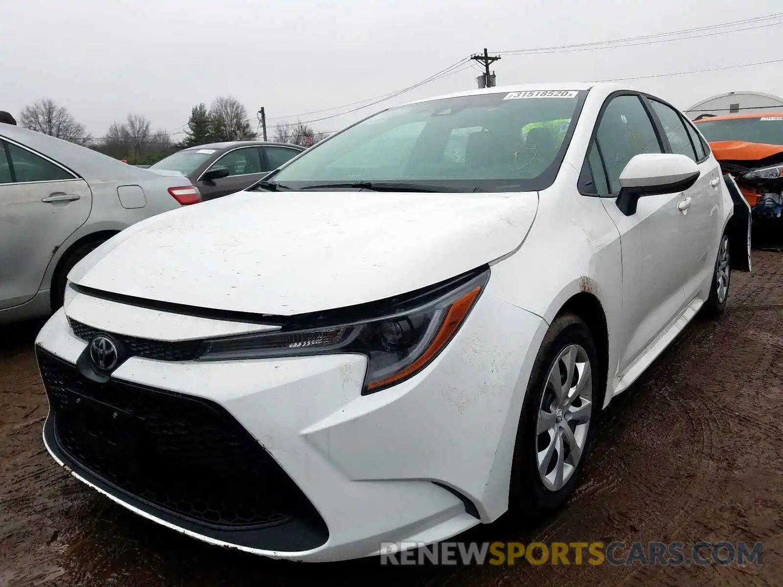 2 Photograph of a damaged car 5YFEPRAE2LP076099 TOYOTA COROLLA 2020