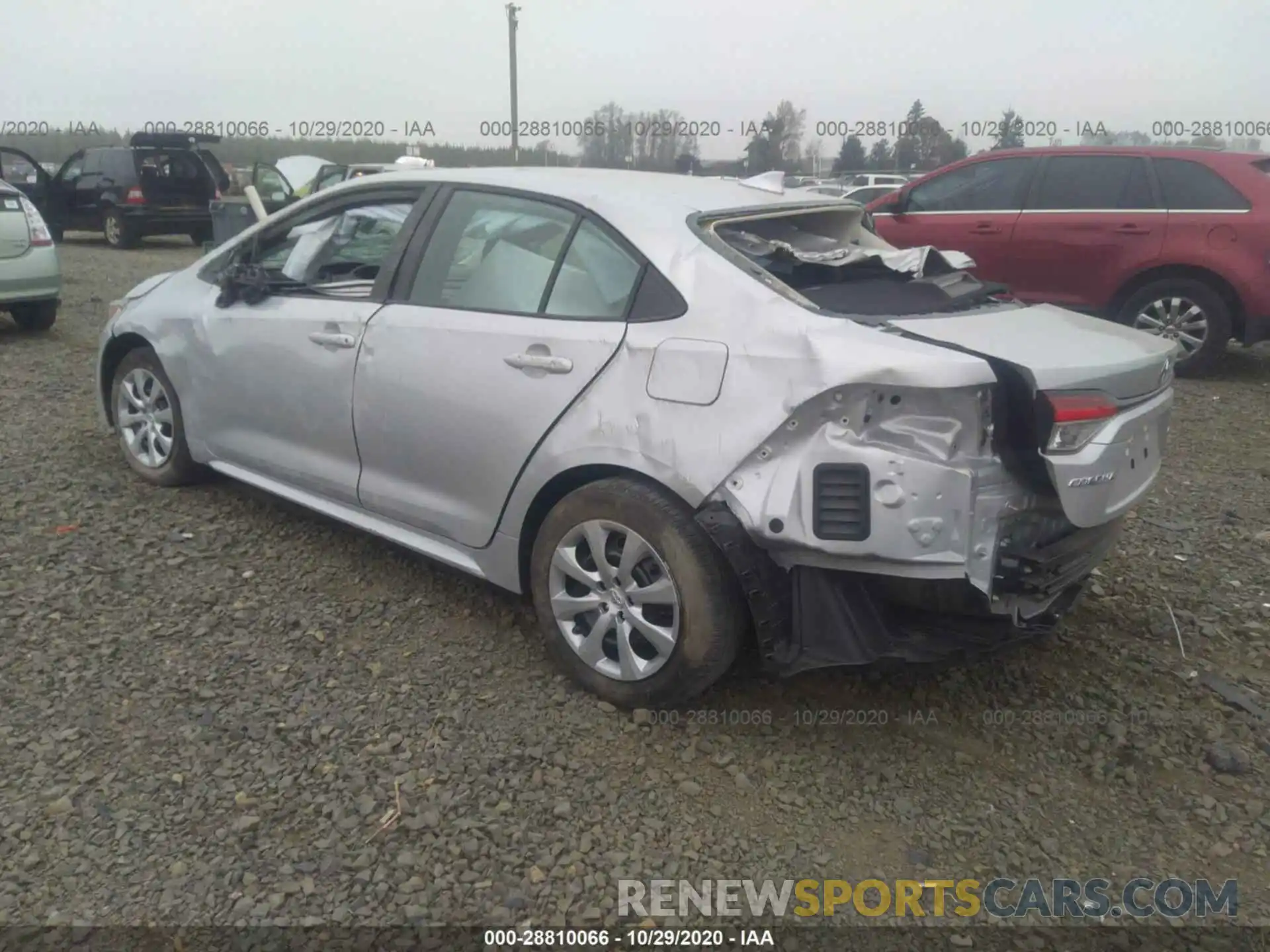 3 Photograph of a damaged car 5YFEPRAE2LP076152 TOYOTA COROLLA 2020