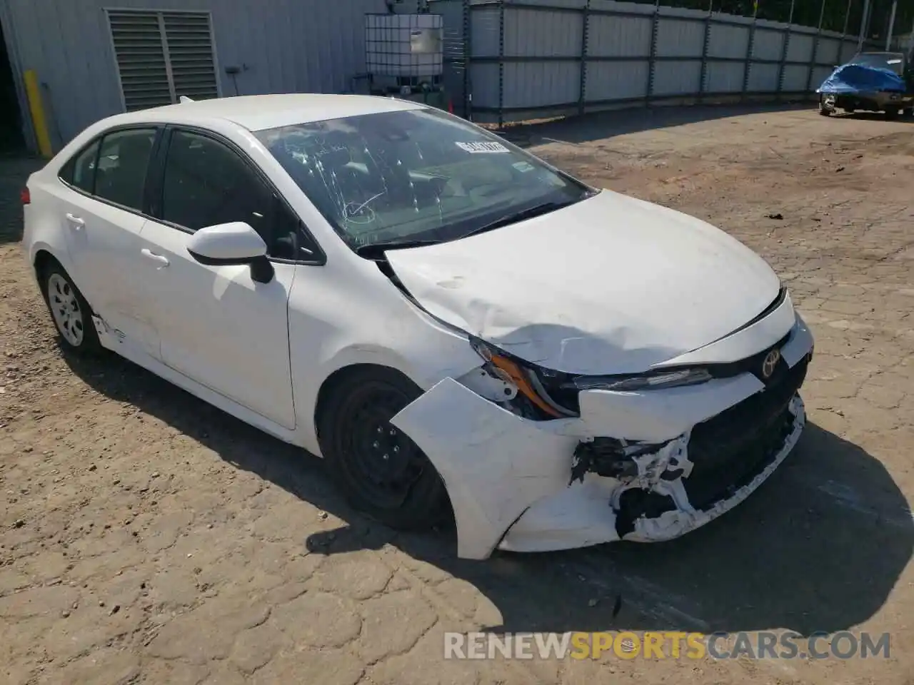 1 Photograph of a damaged car 5YFEPRAE2LP076197 TOYOTA COROLLA 2020