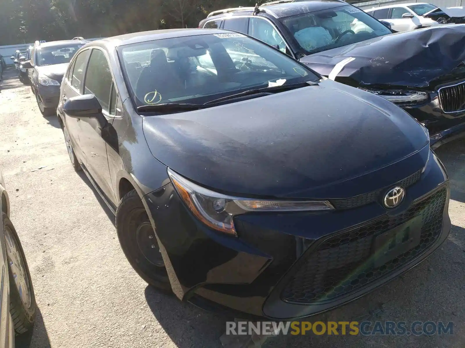 1 Photograph of a damaged car 5YFEPRAE2LP076247 TOYOTA COROLLA 2020