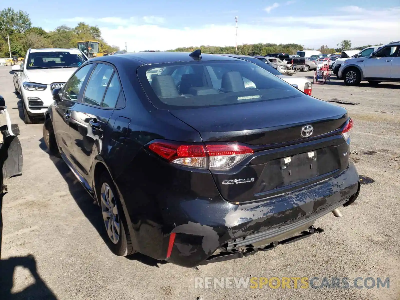 3 Photograph of a damaged car 5YFEPRAE2LP076247 TOYOTA COROLLA 2020