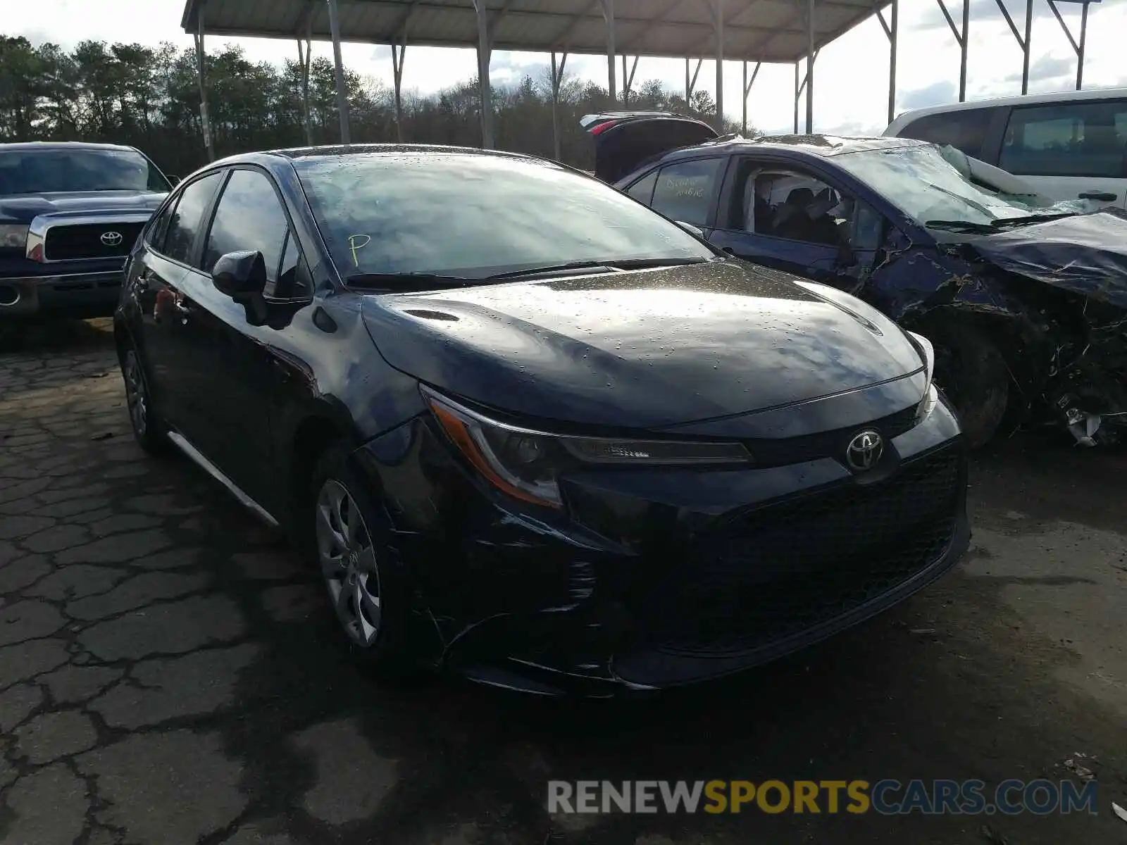 1 Photograph of a damaged car 5YFEPRAE2LP076264 TOYOTA COROLLA 2020