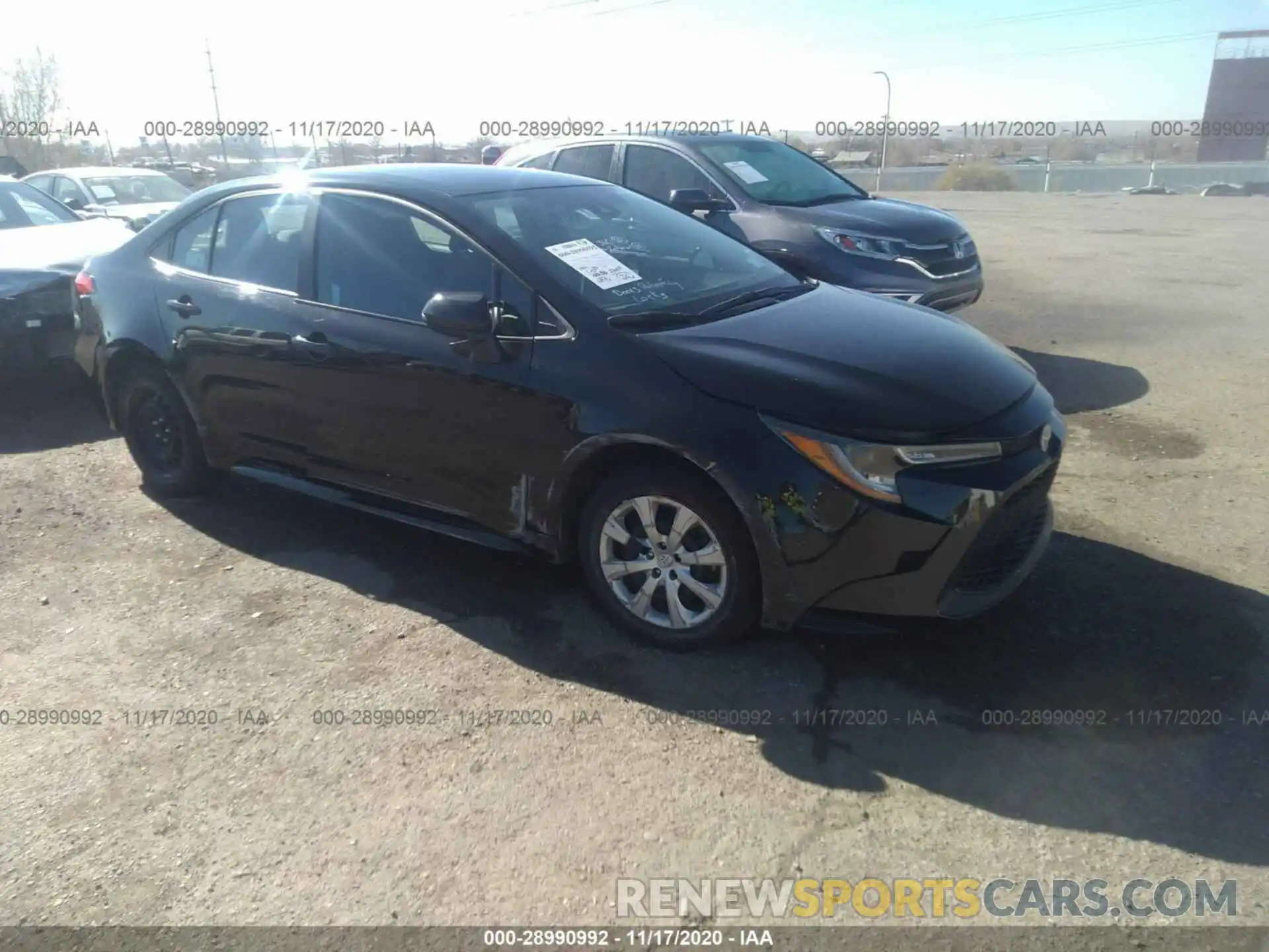 1 Photograph of a damaged car 5YFEPRAE2LP077124 TOYOTA COROLLA 2020