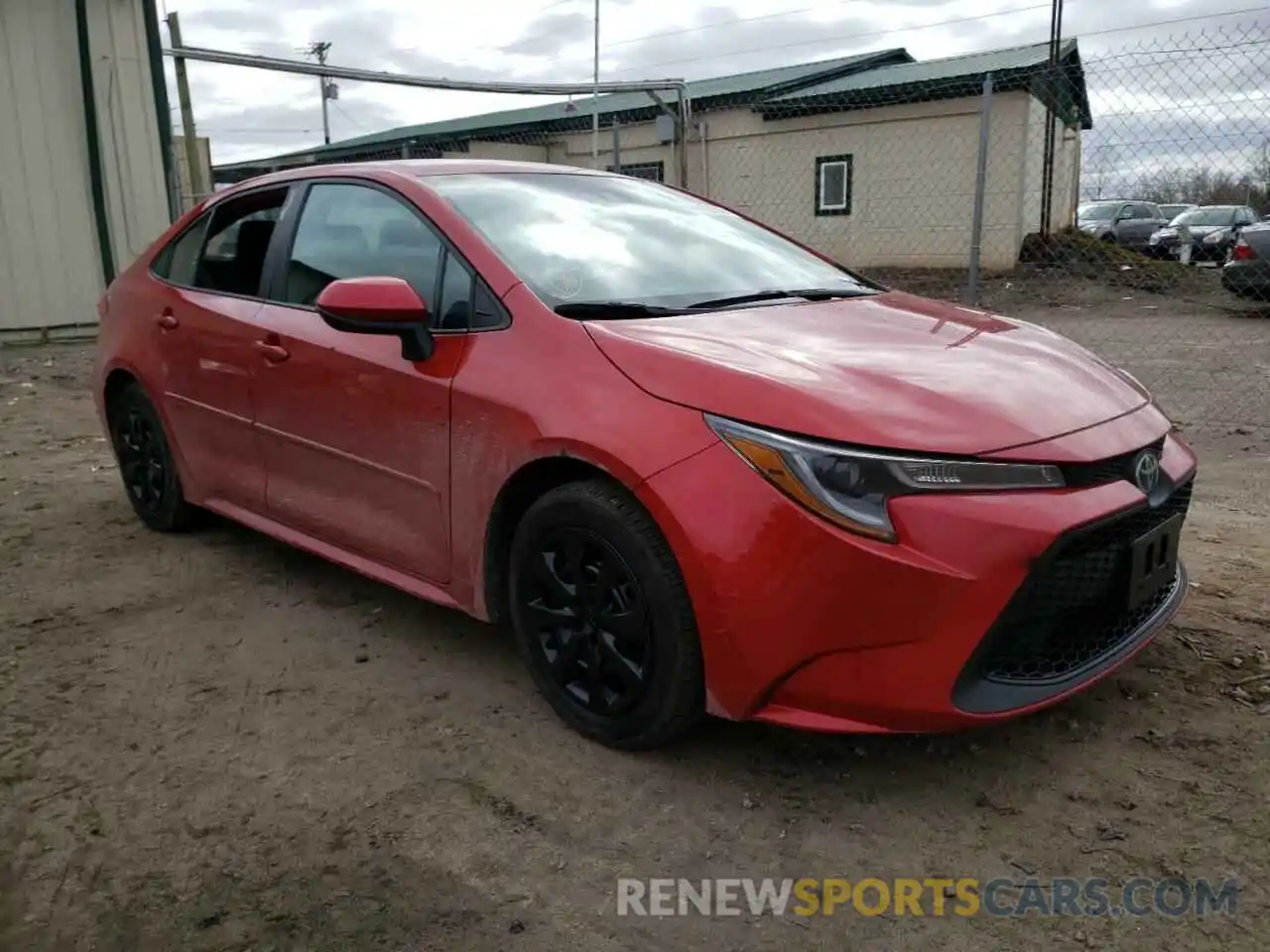 1 Photograph of a damaged car 5YFEPRAE2LP077236 TOYOTA COROLLA 2020