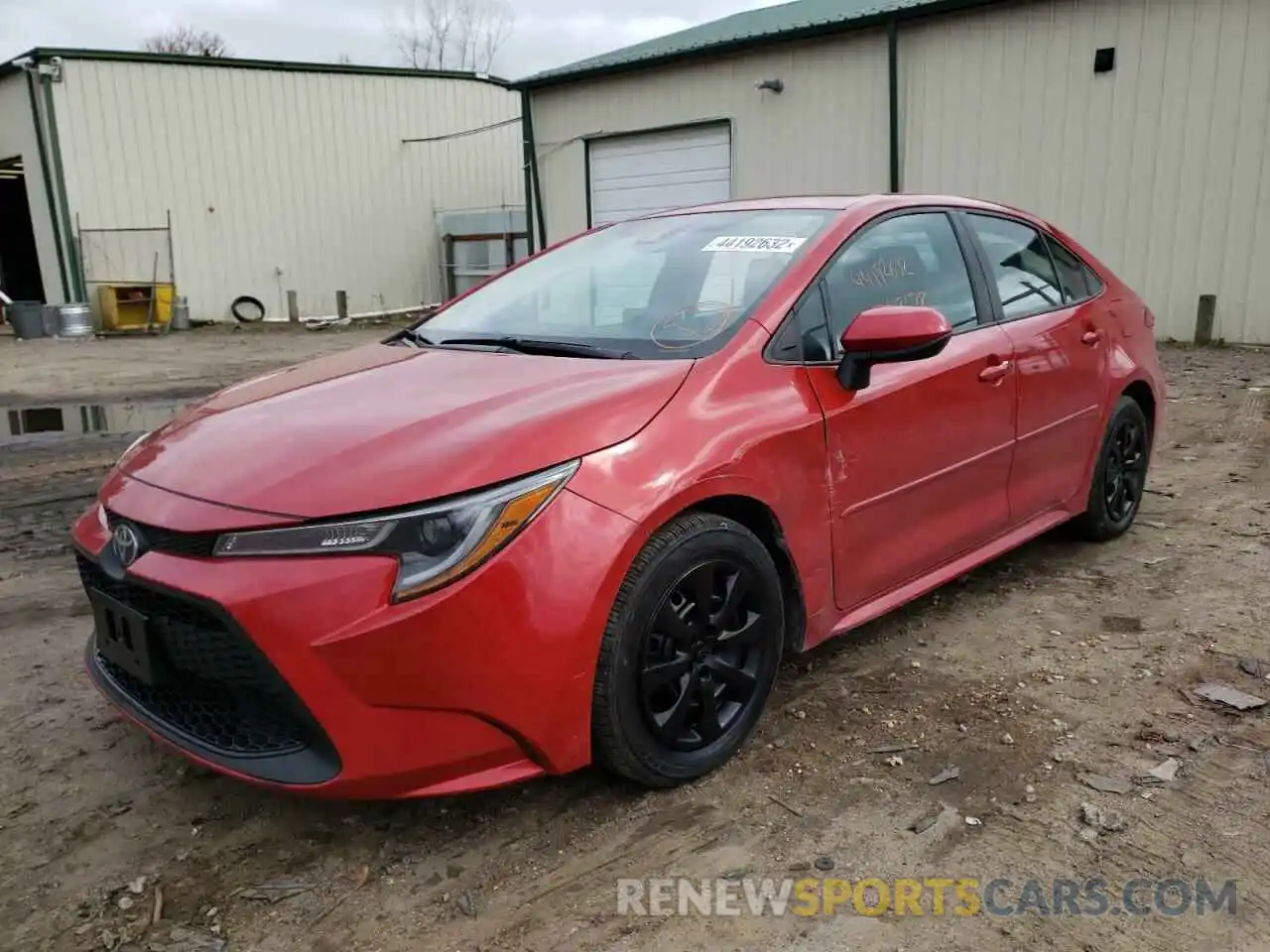 2 Photograph of a damaged car 5YFEPRAE2LP077236 TOYOTA COROLLA 2020