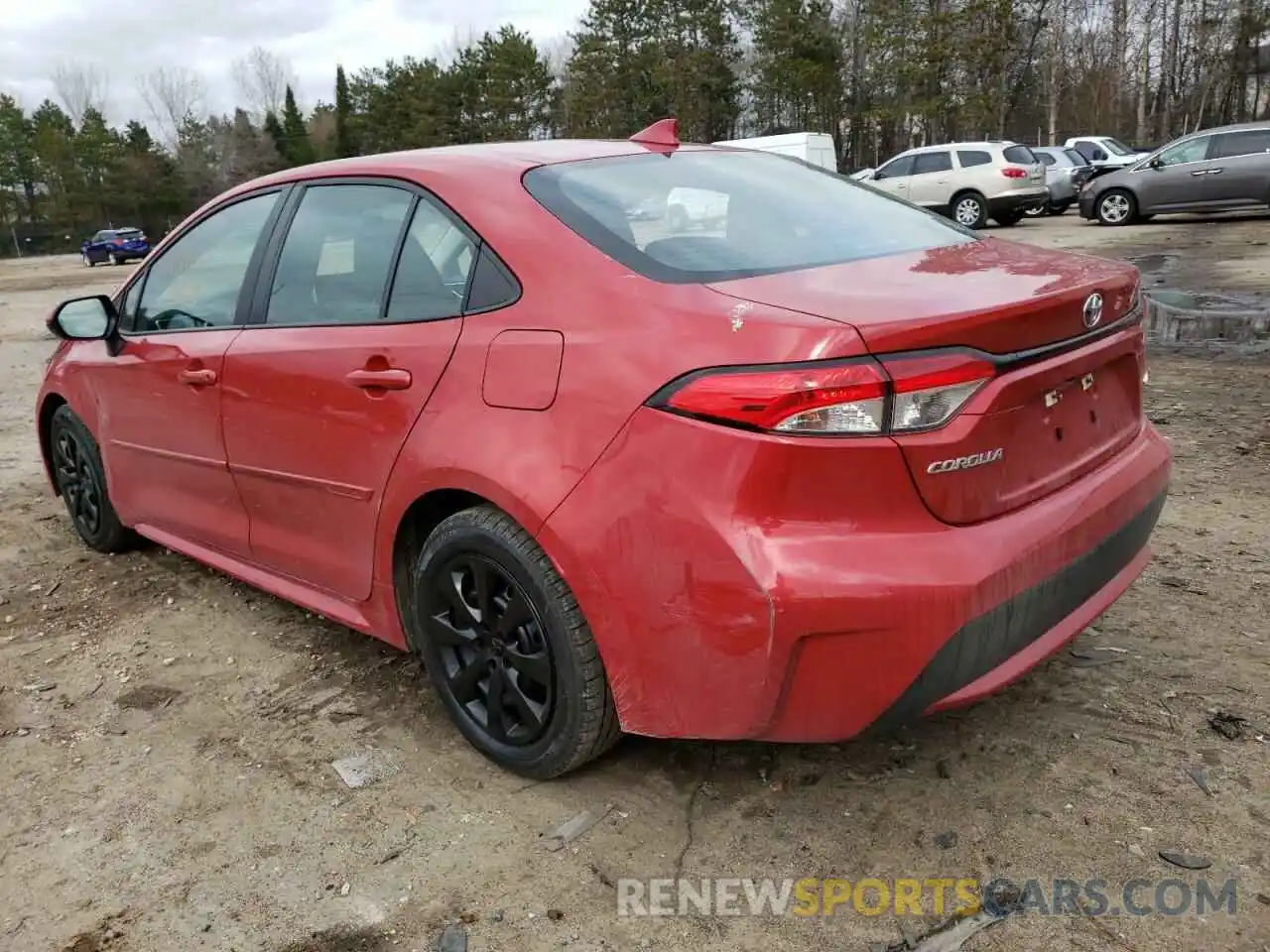 3 Photograph of a damaged car 5YFEPRAE2LP077236 TOYOTA COROLLA 2020