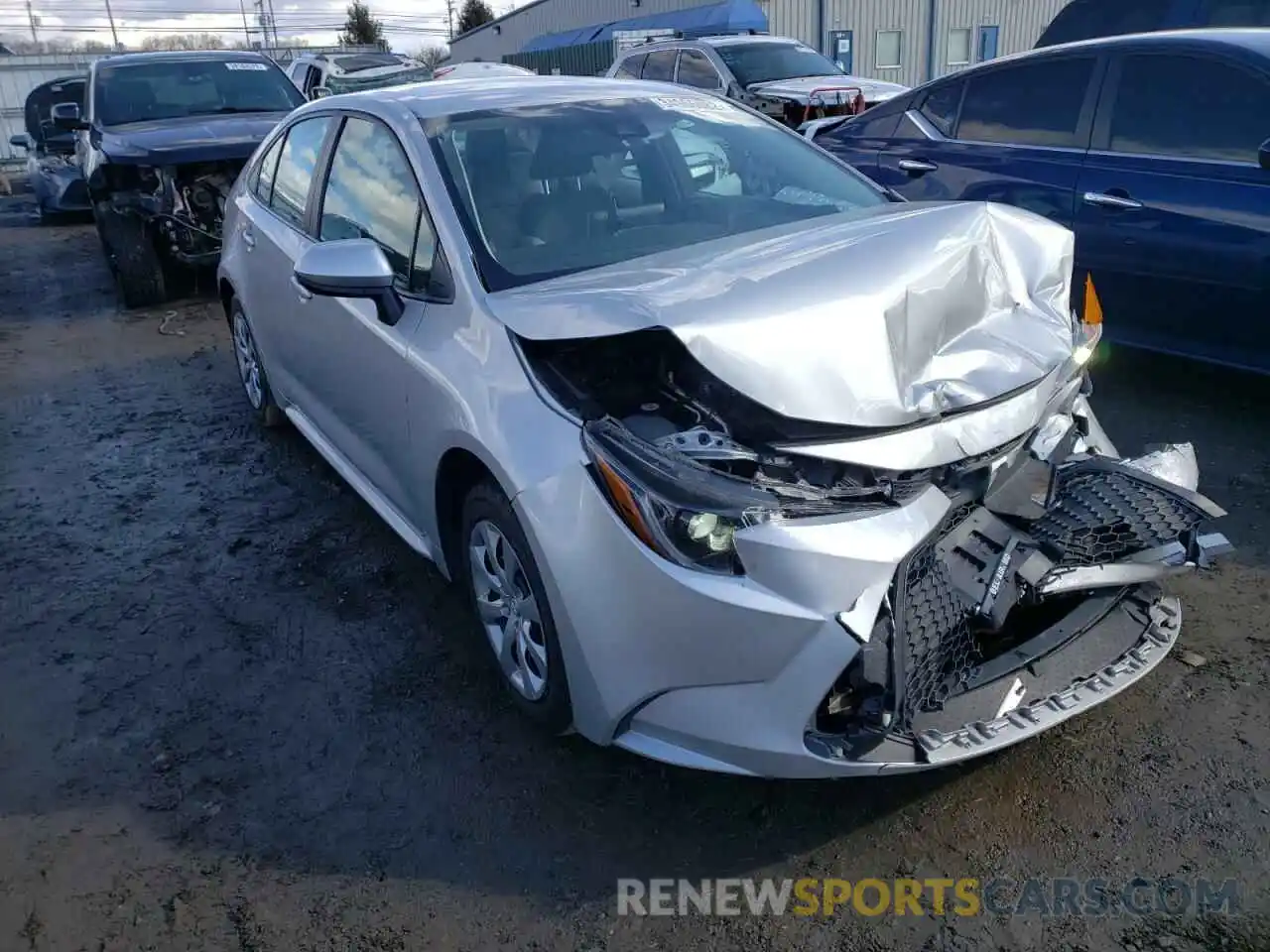 1 Photograph of a damaged car 5YFEPRAE2LP077883 TOYOTA COROLLA 2020