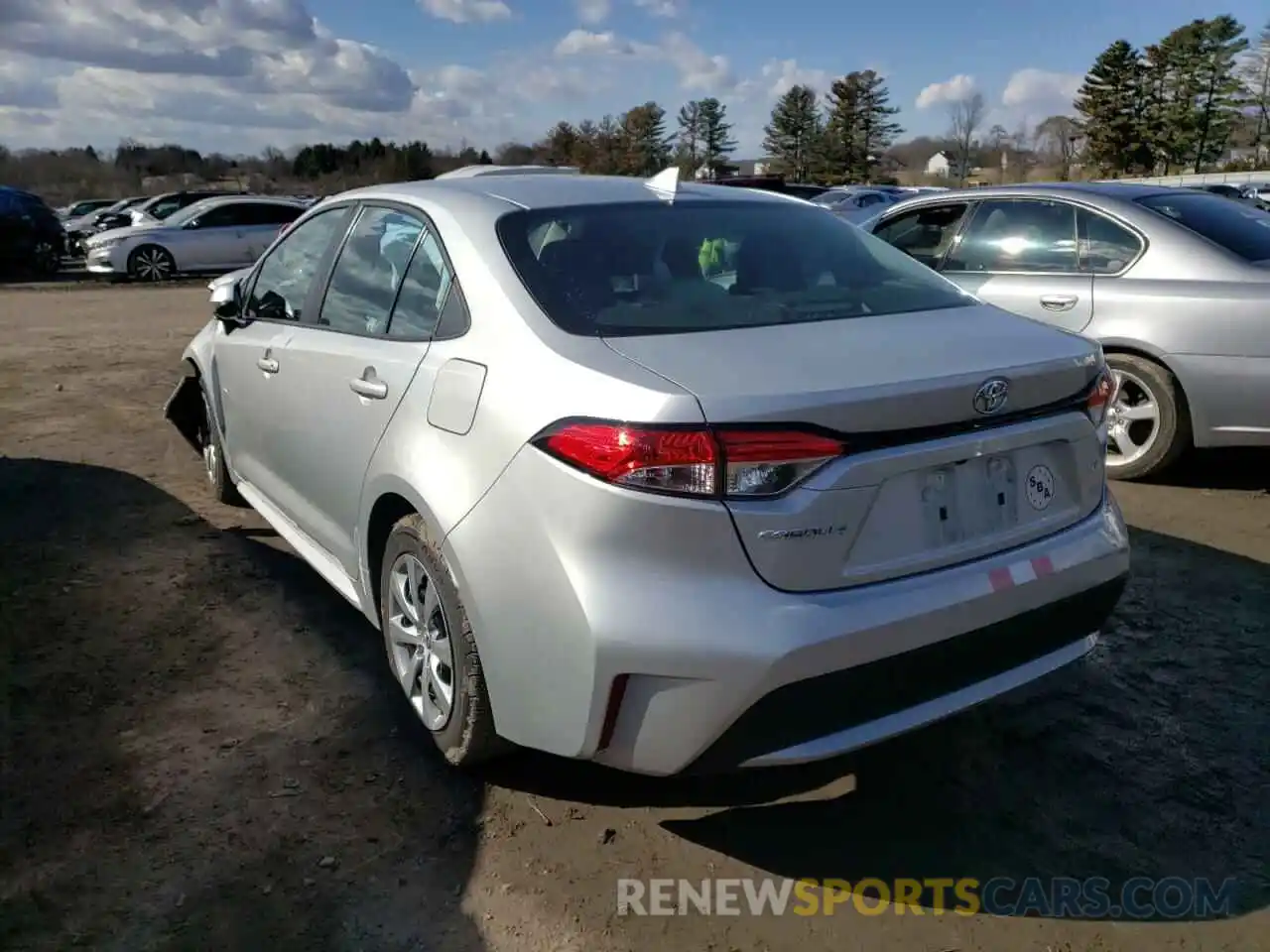 3 Photograph of a damaged car 5YFEPRAE2LP077883 TOYOTA COROLLA 2020