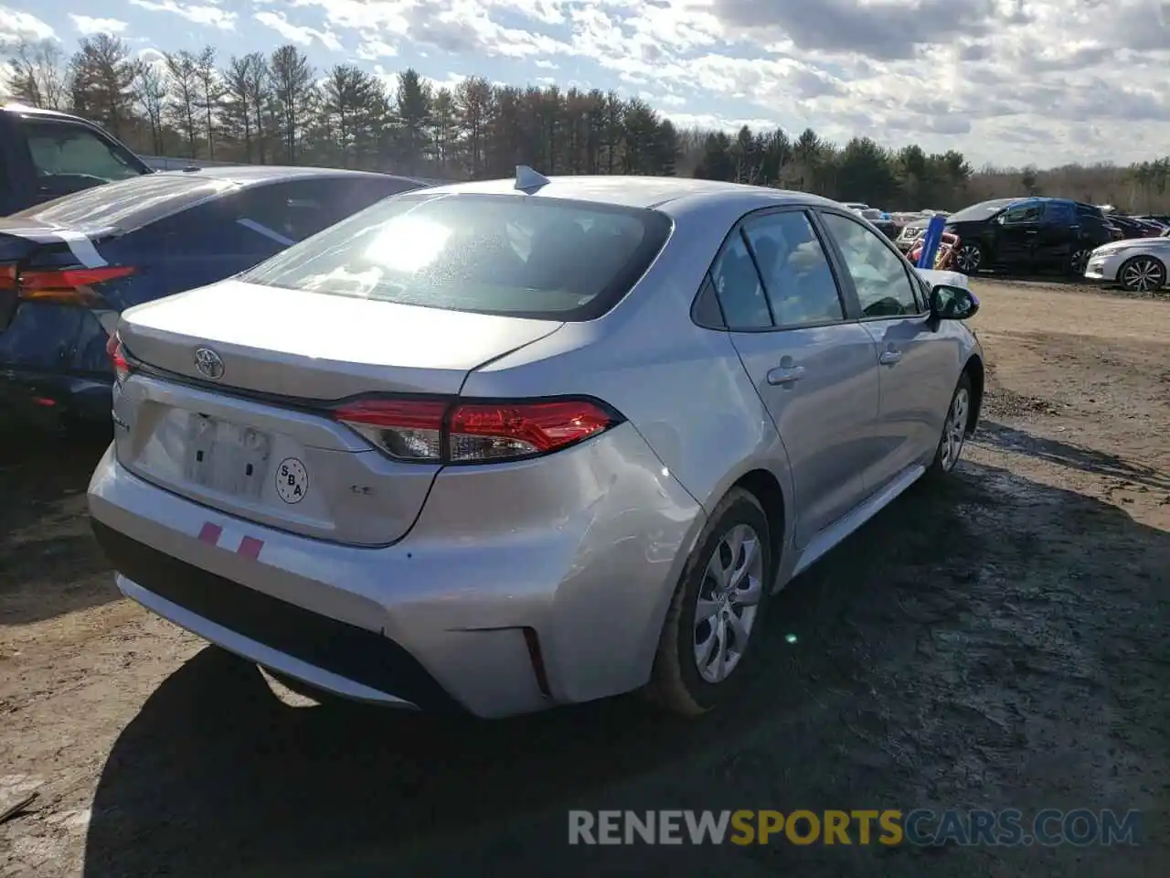 4 Photograph of a damaged car 5YFEPRAE2LP077883 TOYOTA COROLLA 2020