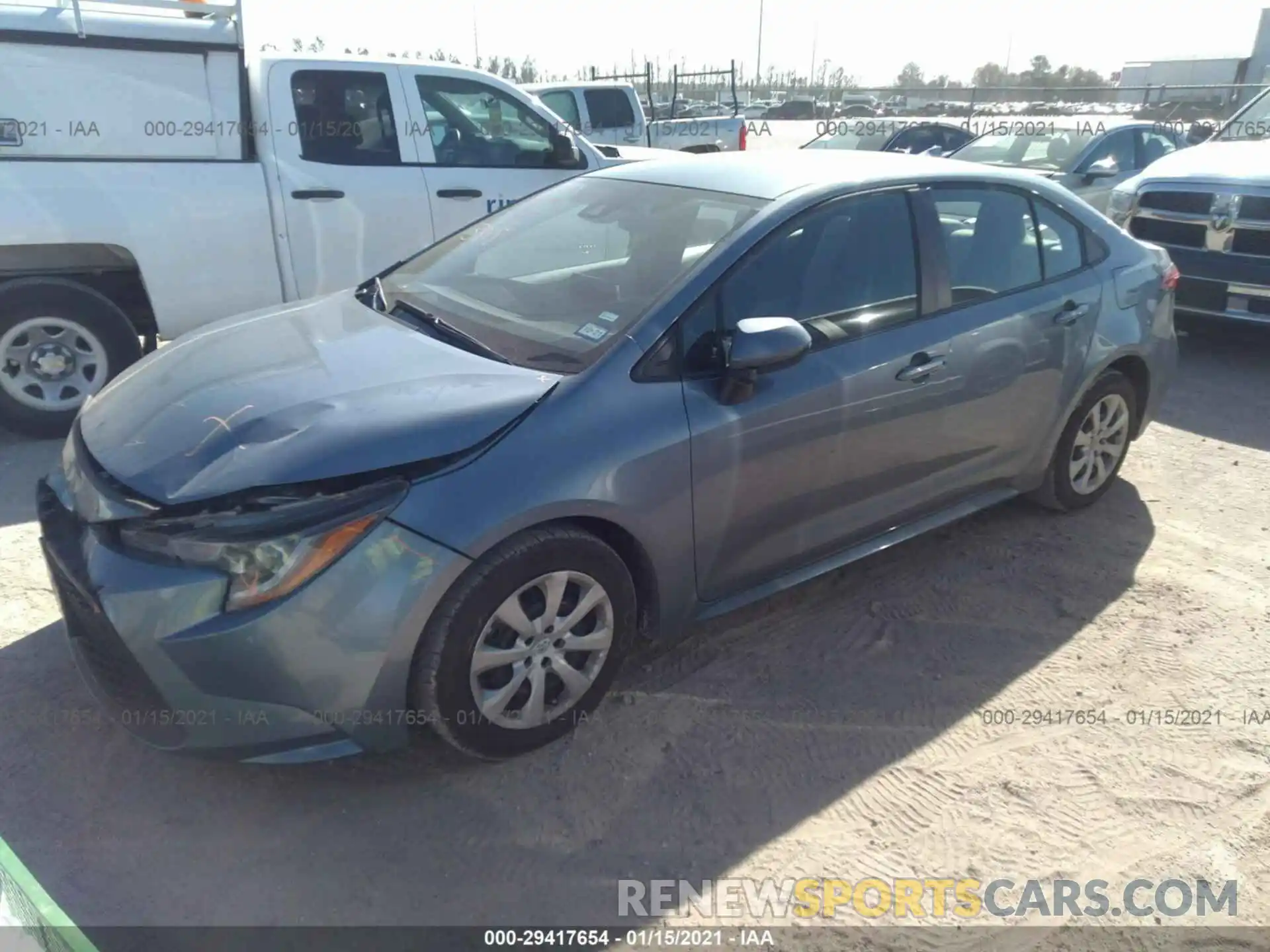 2 Photograph of a damaged car 5YFEPRAE2LP078449 TOYOTA COROLLA 2020