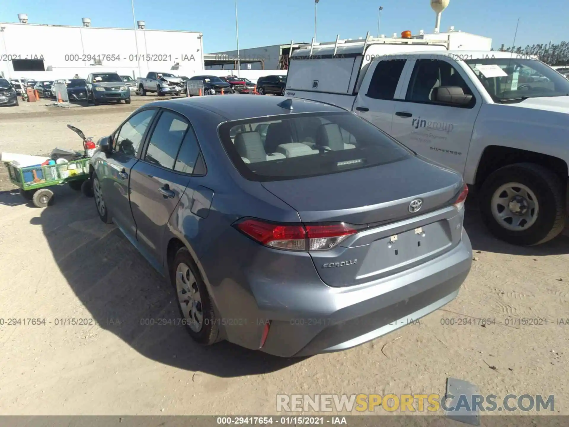 3 Photograph of a damaged car 5YFEPRAE2LP078449 TOYOTA COROLLA 2020