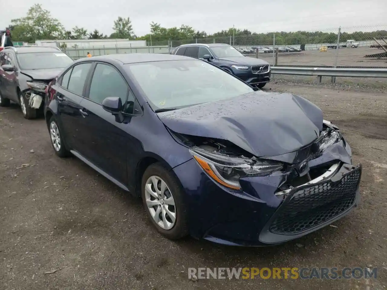 1 Photograph of a damaged car 5YFEPRAE2LP079567 TOYOTA COROLLA 2020