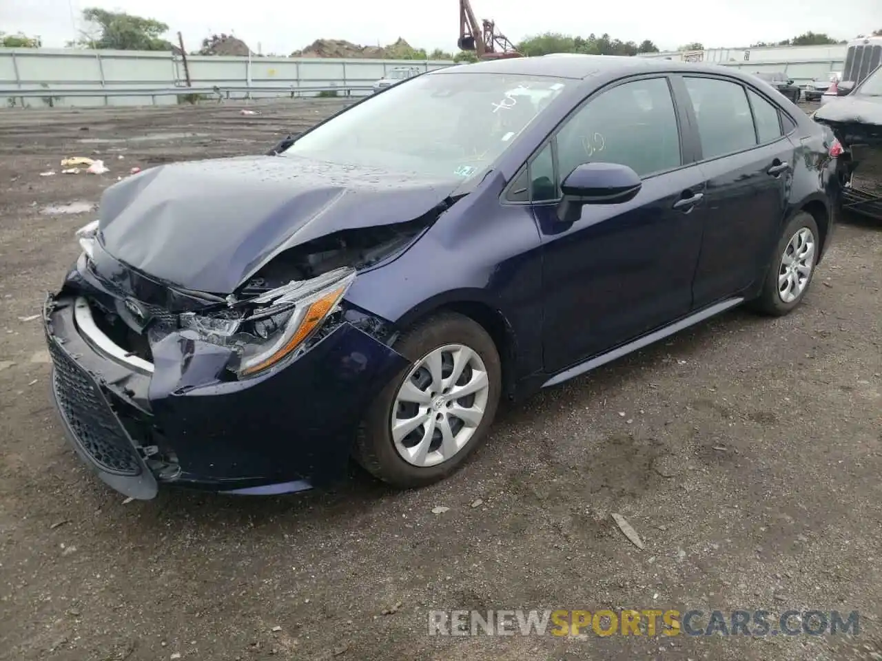 2 Photograph of a damaged car 5YFEPRAE2LP079567 TOYOTA COROLLA 2020