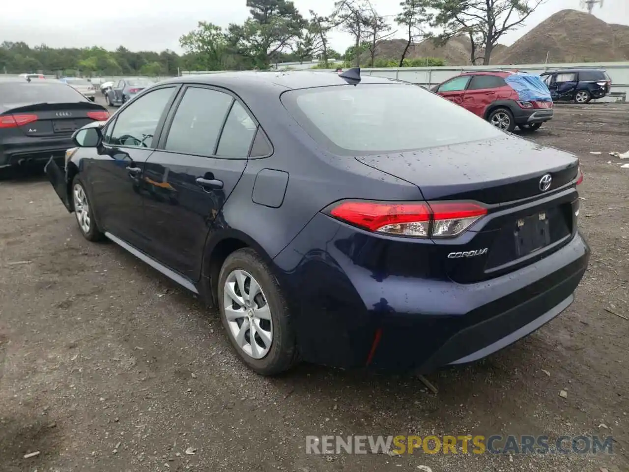 3 Photograph of a damaged car 5YFEPRAE2LP079567 TOYOTA COROLLA 2020