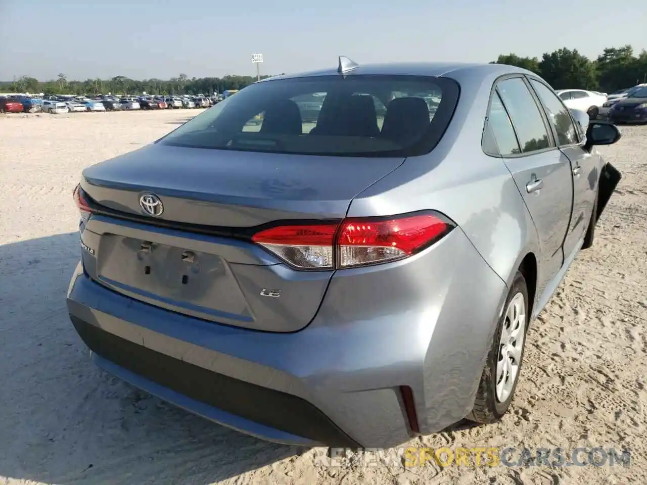 4 Photograph of a damaged car 5YFEPRAE2LP079827 TOYOTA COROLLA 2020