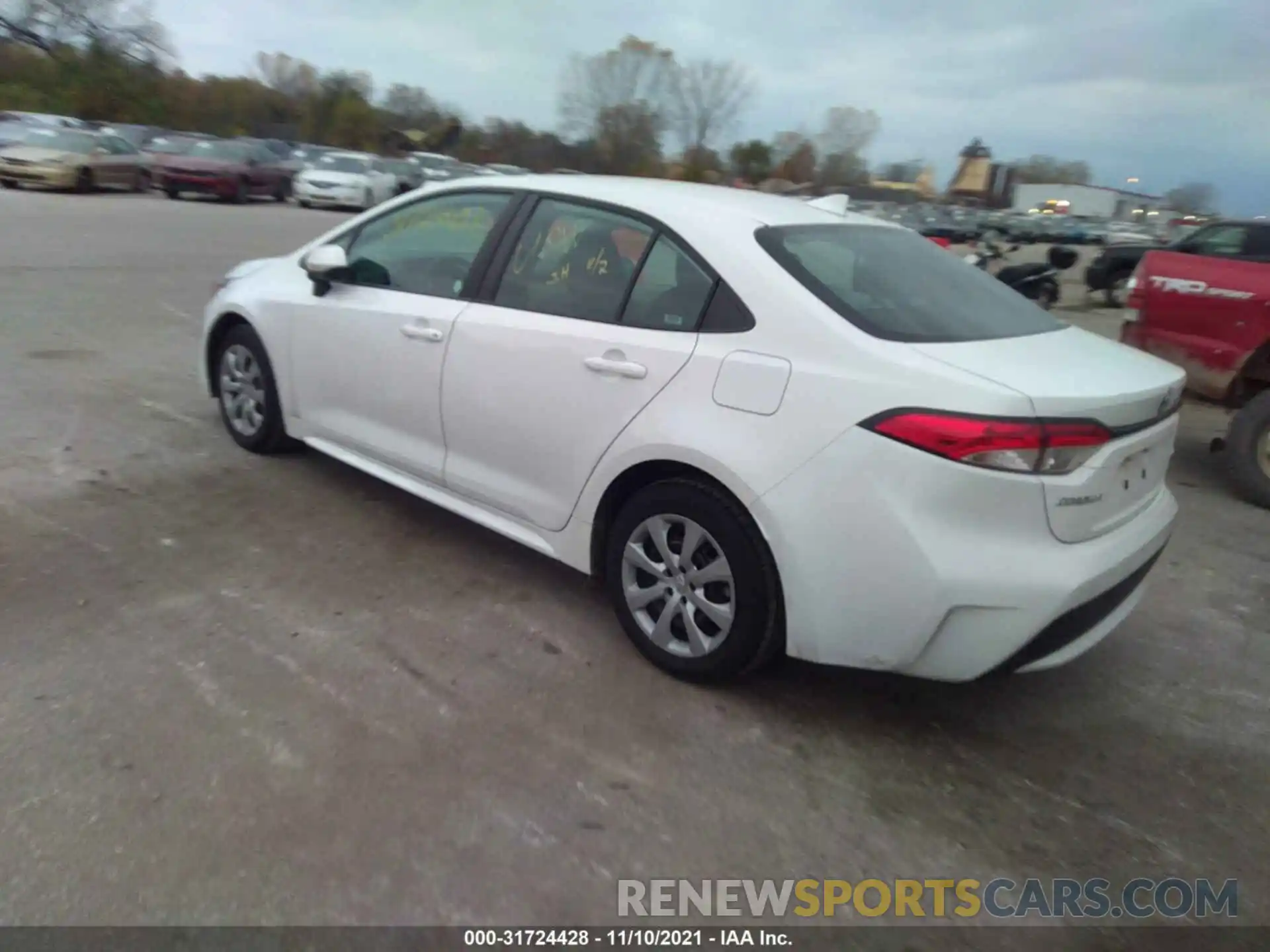 3 Photograph of a damaged car 5YFEPRAE2LP080363 TOYOTA COROLLA 2020