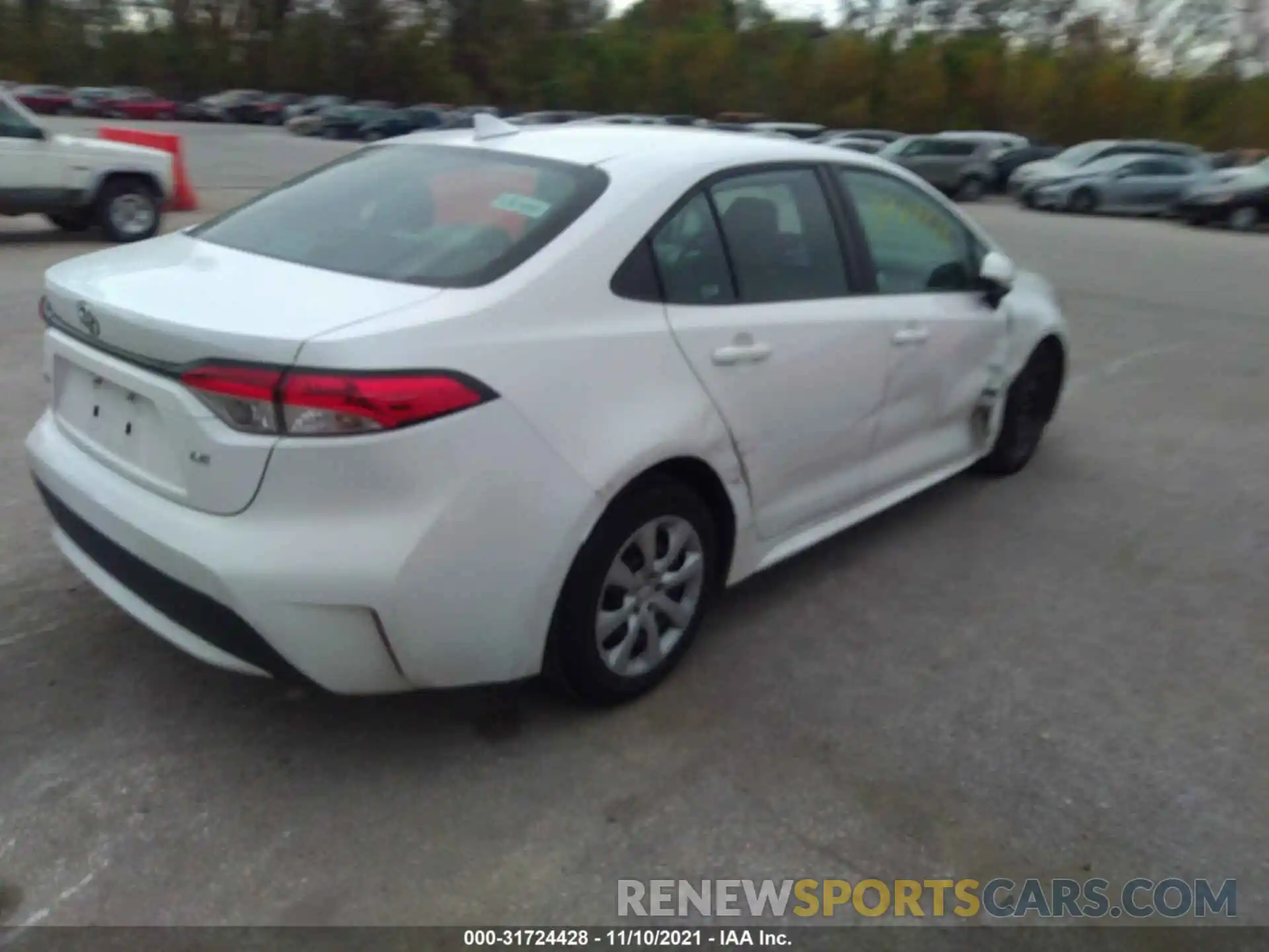 4 Photograph of a damaged car 5YFEPRAE2LP080363 TOYOTA COROLLA 2020