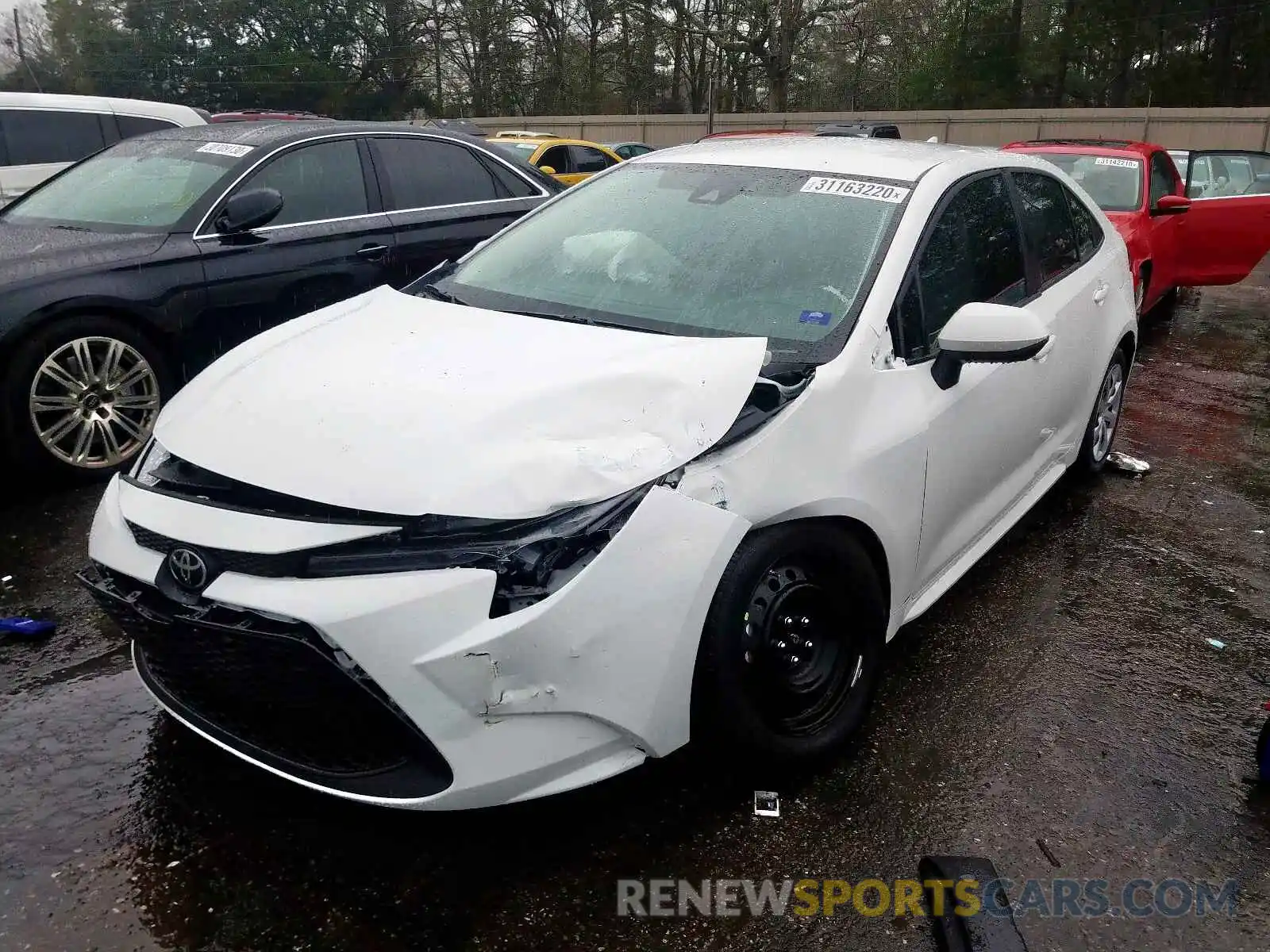 2 Photograph of a damaged car 5YFEPRAE2LP080511 TOYOTA COROLLA 2020