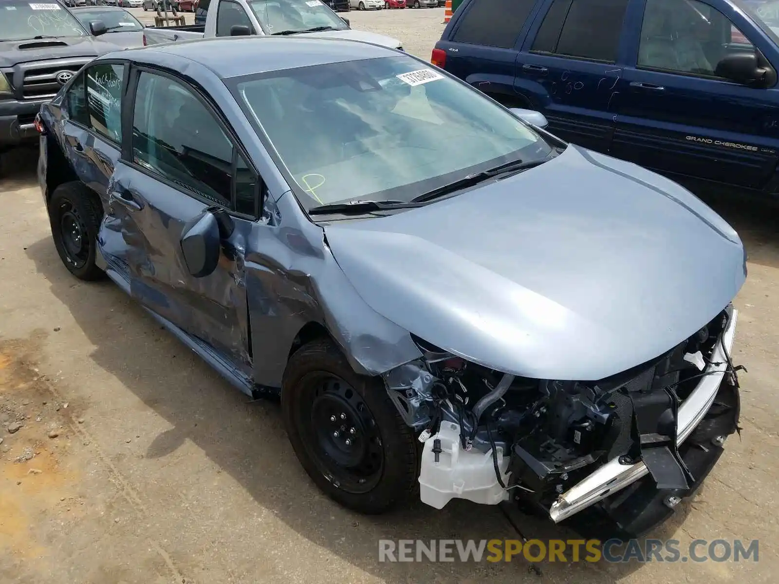 1 Photograph of a damaged car 5YFEPRAE2LP081903 TOYOTA COROLLA 2020