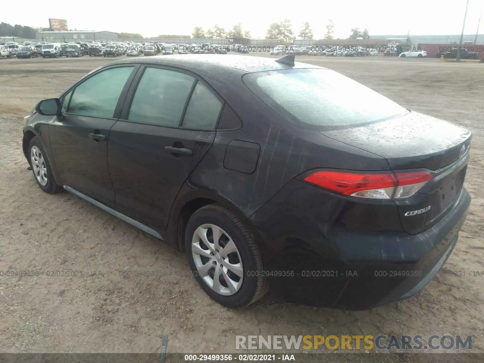 3 Photograph of a damaged car 5YFEPRAE2LP083151 TOYOTA COROLLA 2020