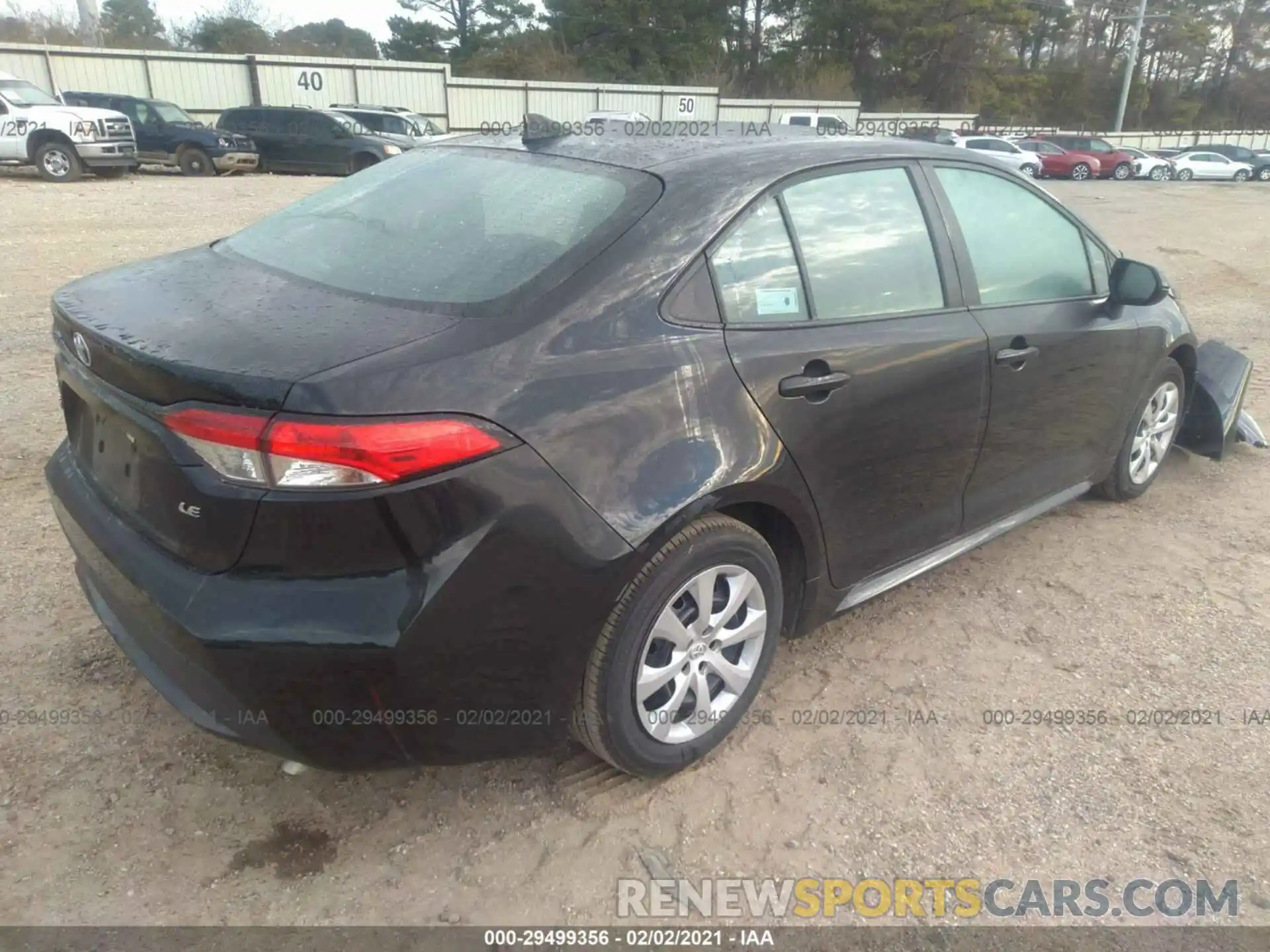 4 Photograph of a damaged car 5YFEPRAE2LP083151 TOYOTA COROLLA 2020