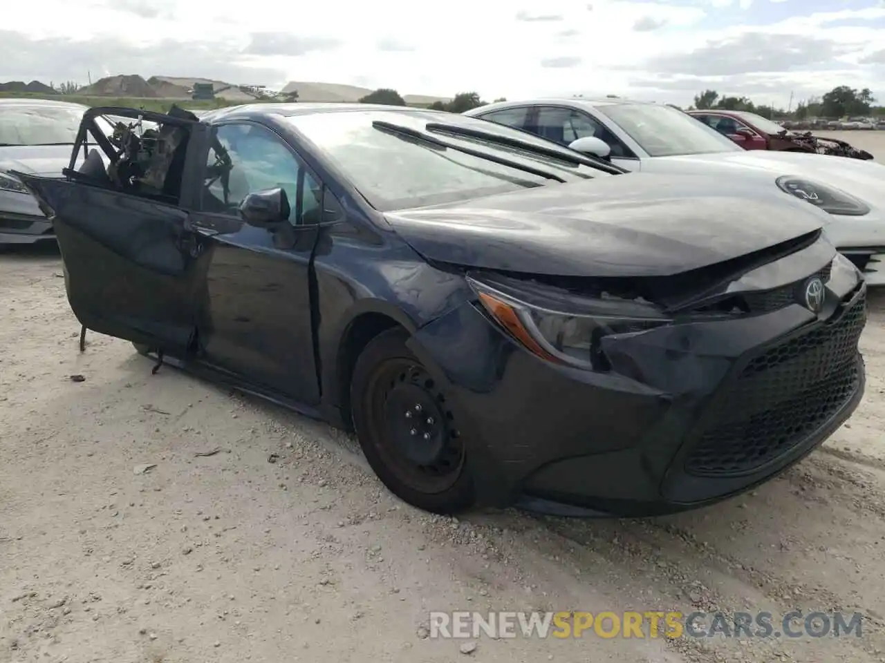 1 Photograph of a damaged car 5YFEPRAE2LP083540 TOYOTA COROLLA 2020