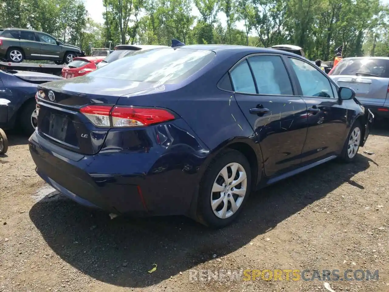 4 Photograph of a damaged car 5YFEPRAE2LP083618 TOYOTA COROLLA 2020