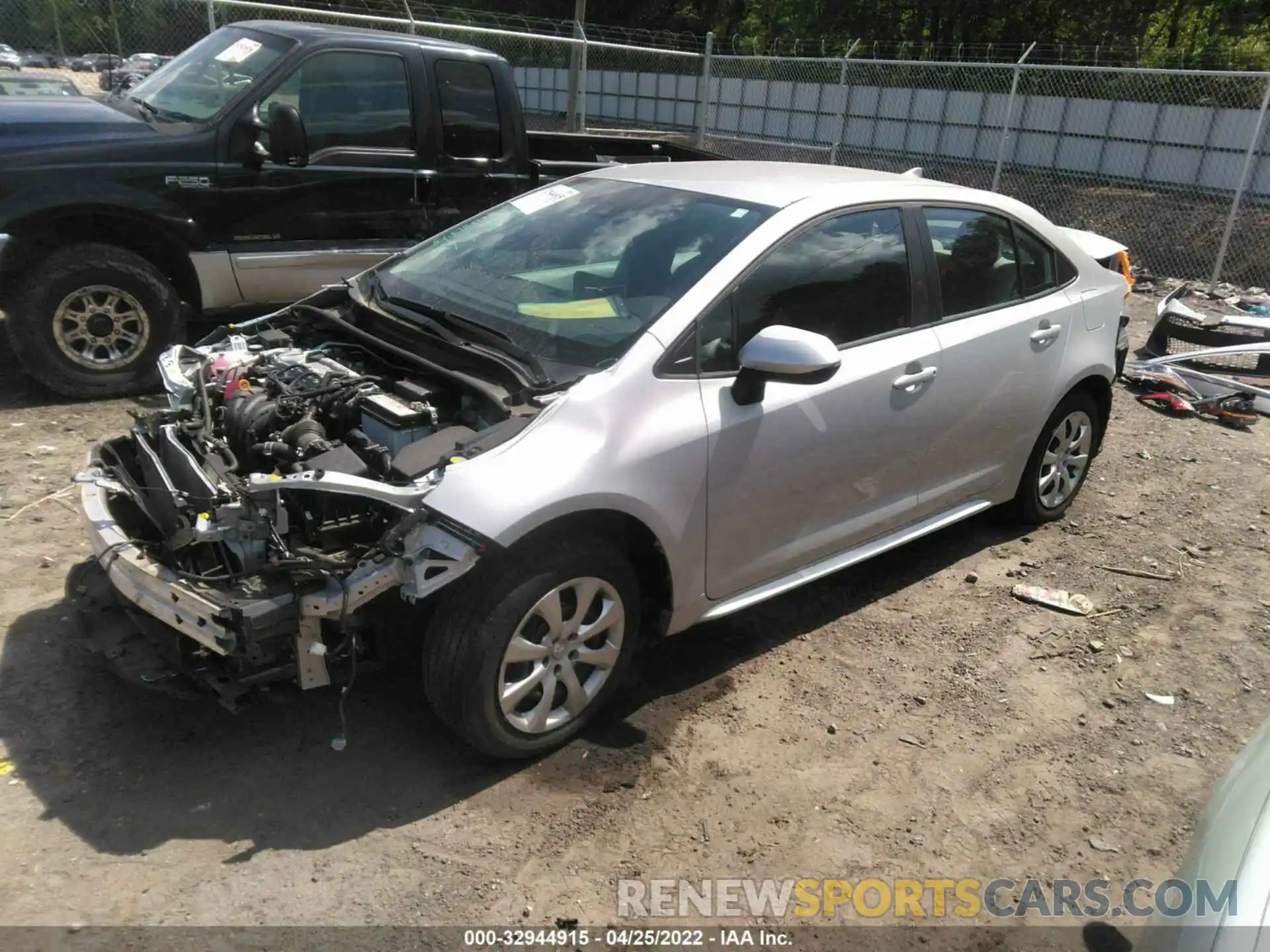 2 Photograph of a damaged car 5YFEPRAE2LP083943 TOYOTA COROLLA 2020