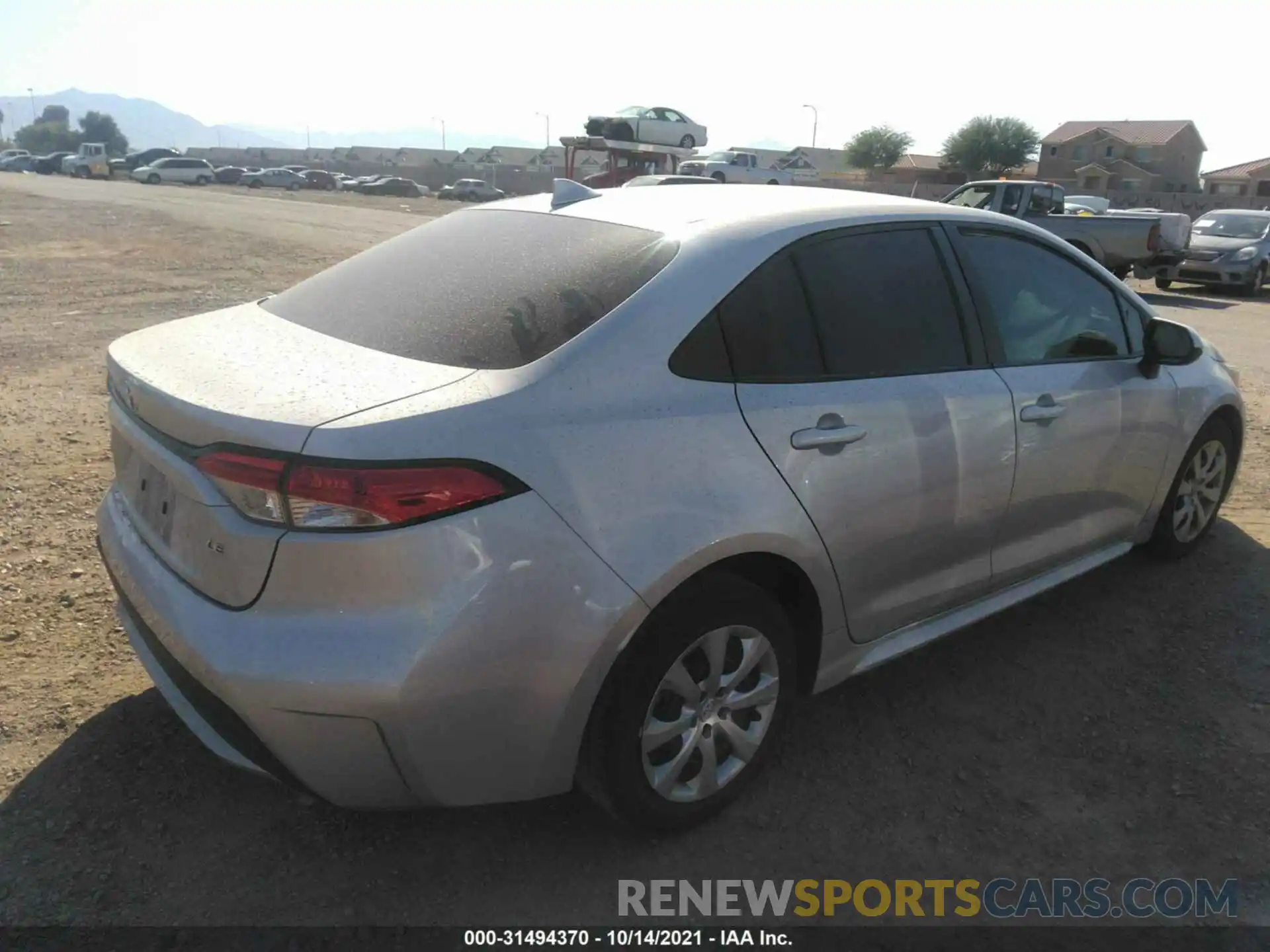 4 Photograph of a damaged car 5YFEPRAE2LP084221 TOYOTA COROLLA 2020