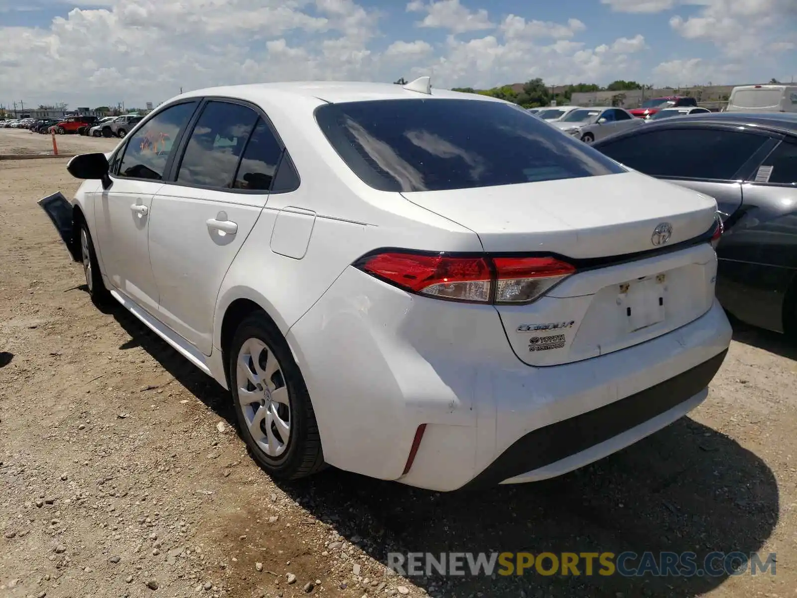 3 Photograph of a damaged car 5YFEPRAE2LP085059 TOYOTA COROLLA 2020