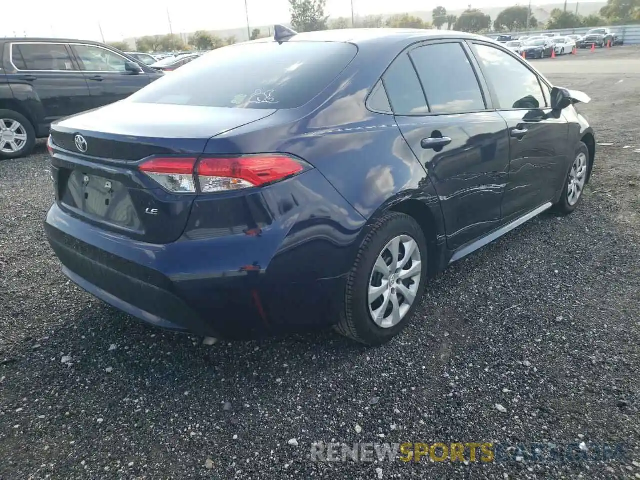 4 Photograph of a damaged car 5YFEPRAE2LP085529 TOYOTA COROLLA 2020